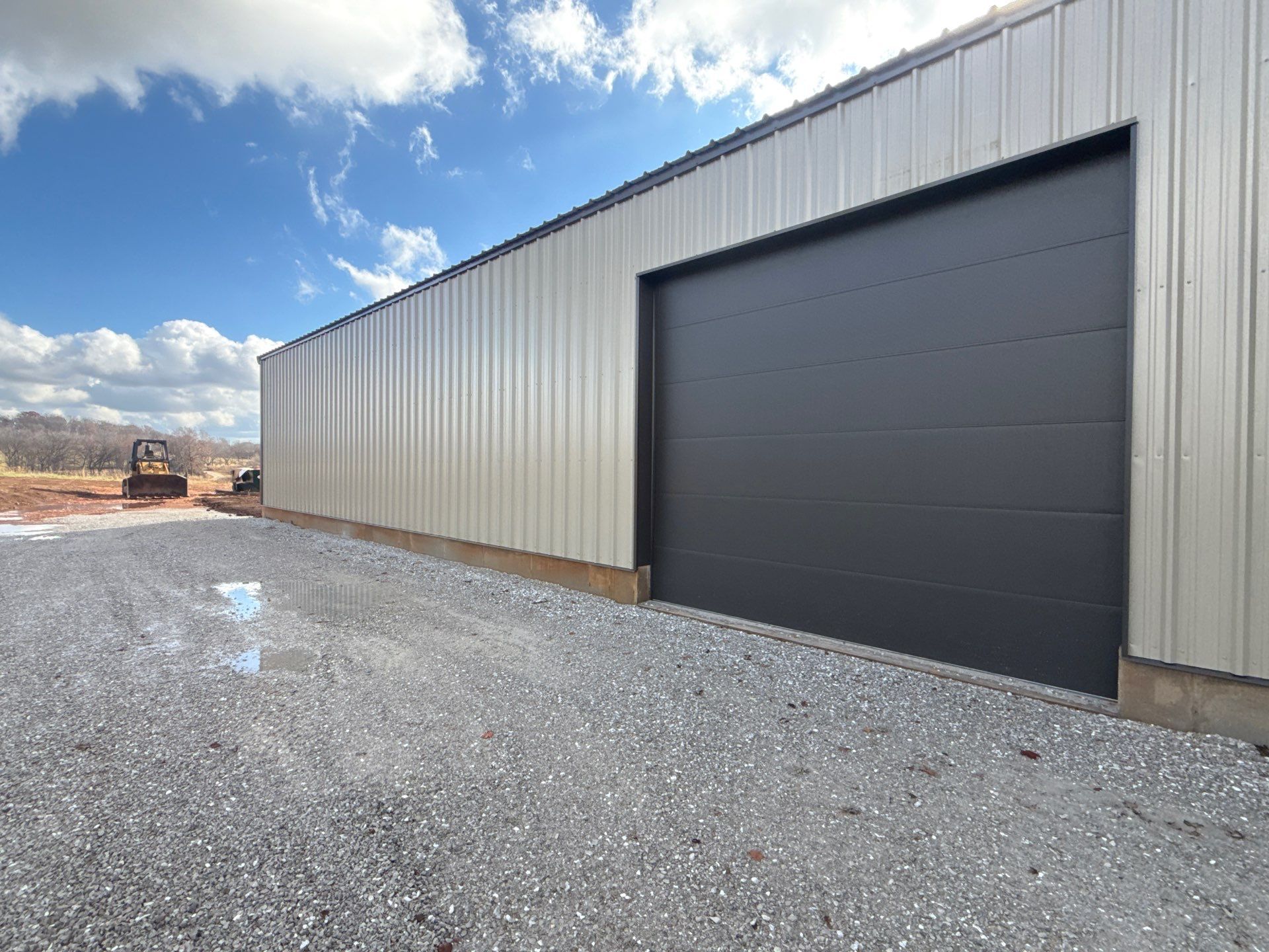 Metal Shop 6" Gutters & Downspouts Install - Color Musket Brown  by Titan Commercial & Residential Roofing 