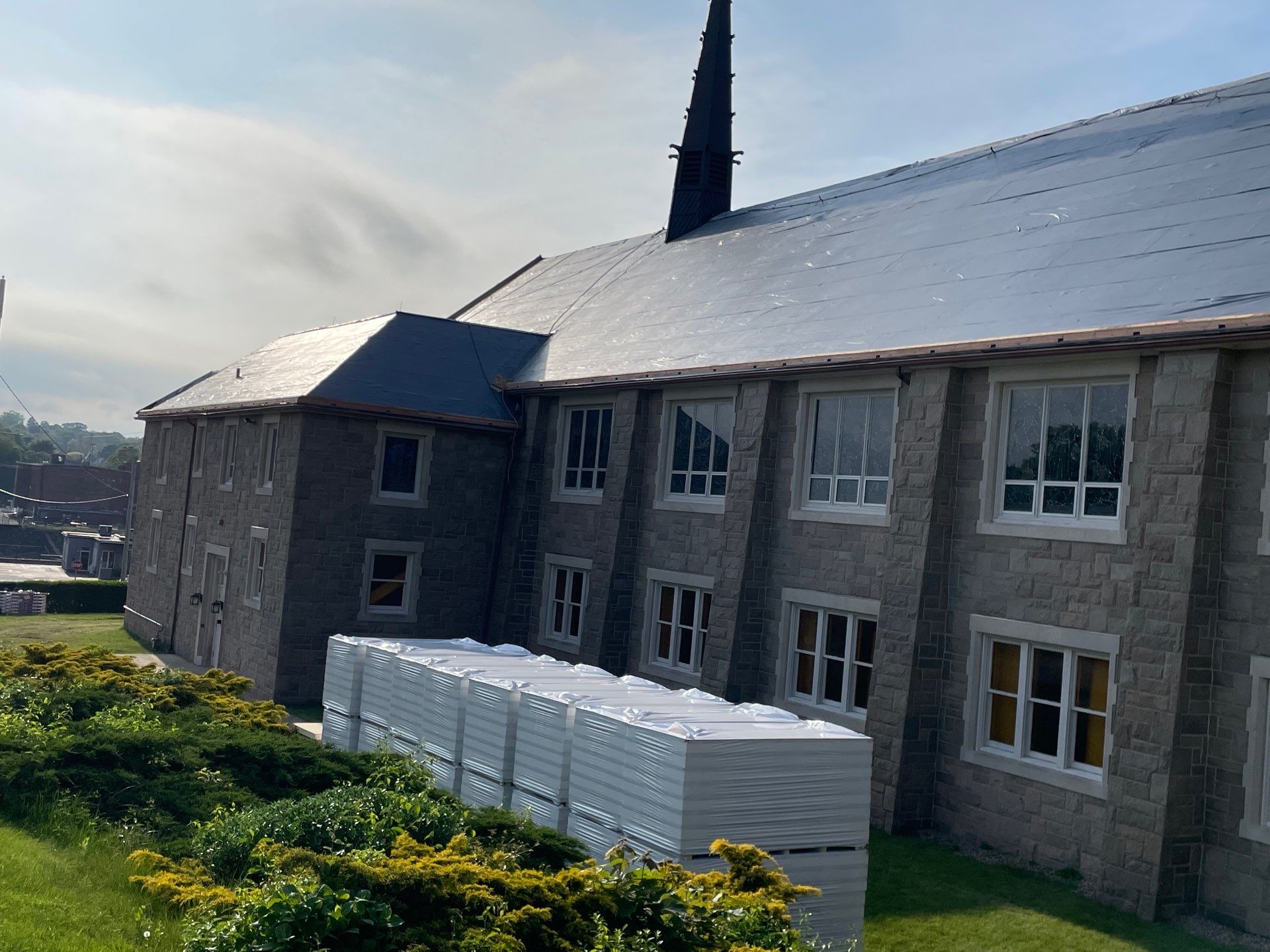 St. Pius Church - Commercial Roof Restoration by Rinaldi Roofing