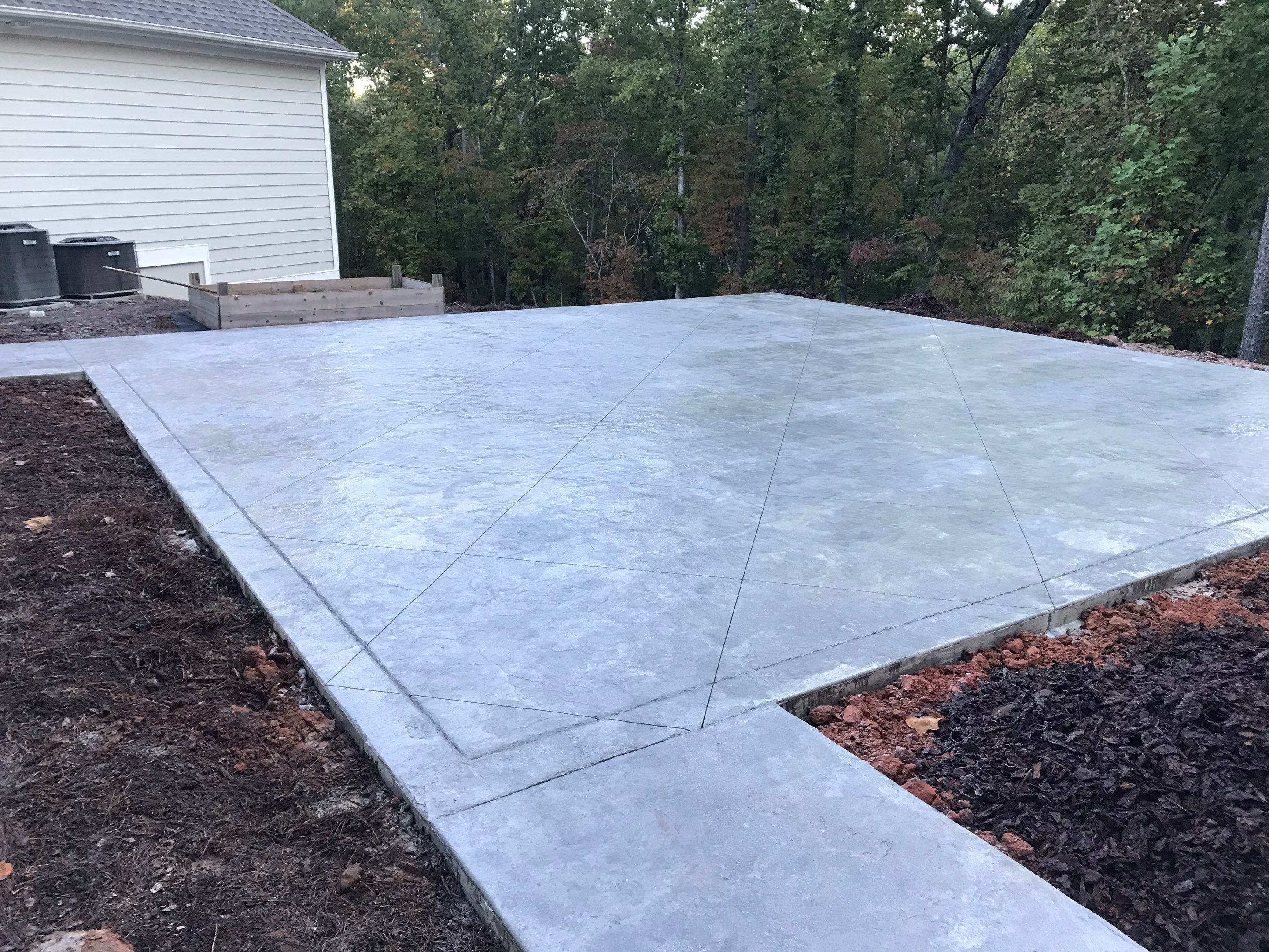 Stamped Concrete Patio by Xtreme Concrete Services