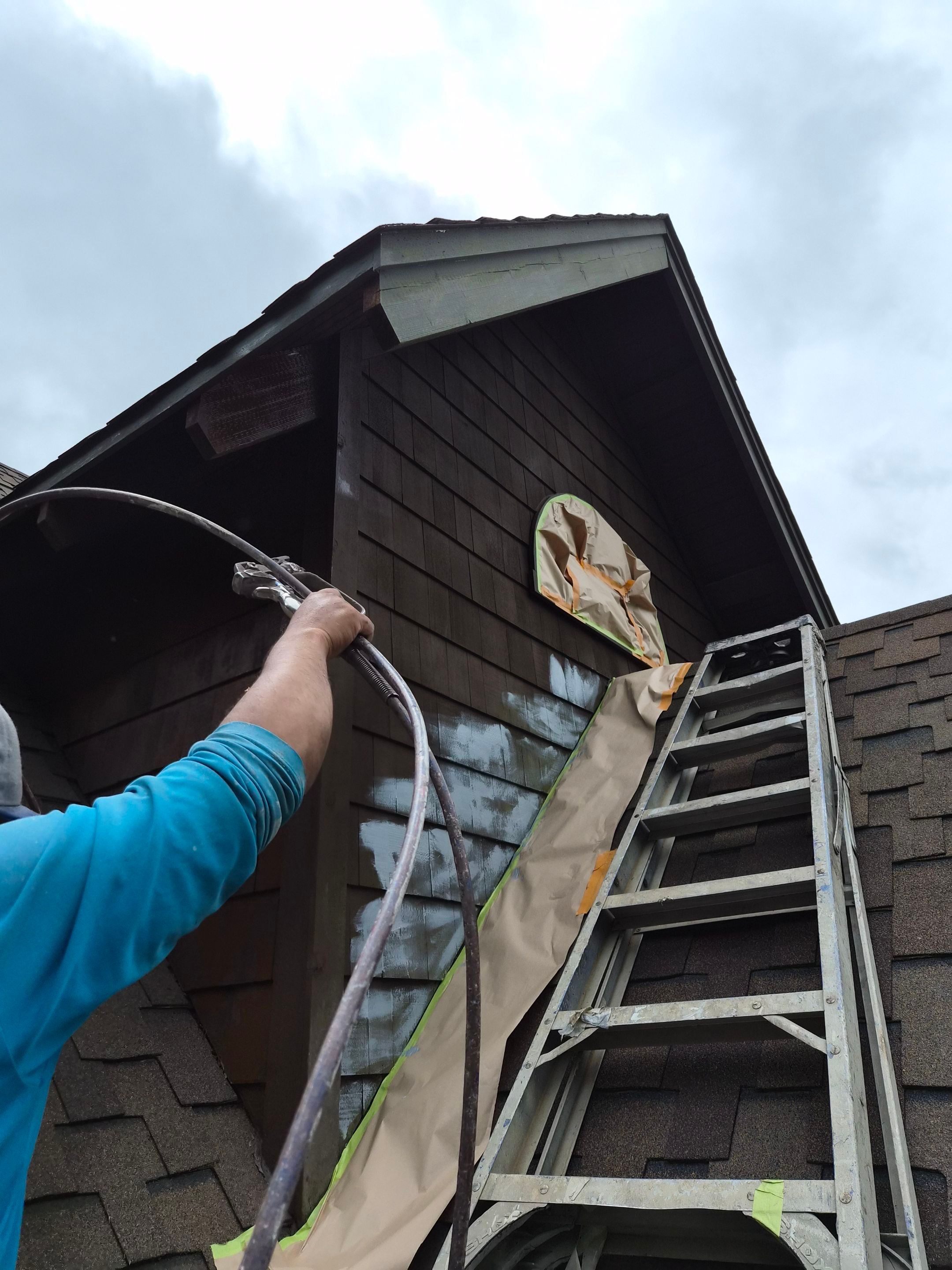 A Complete Exterior Refresh for a Custom Log Home & Property in Alba, Texas by Quality Coats Painting