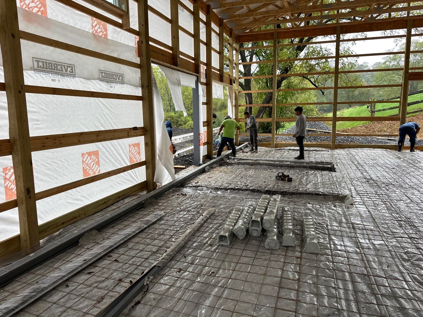 Large Garage Build by Bec Construction Llc