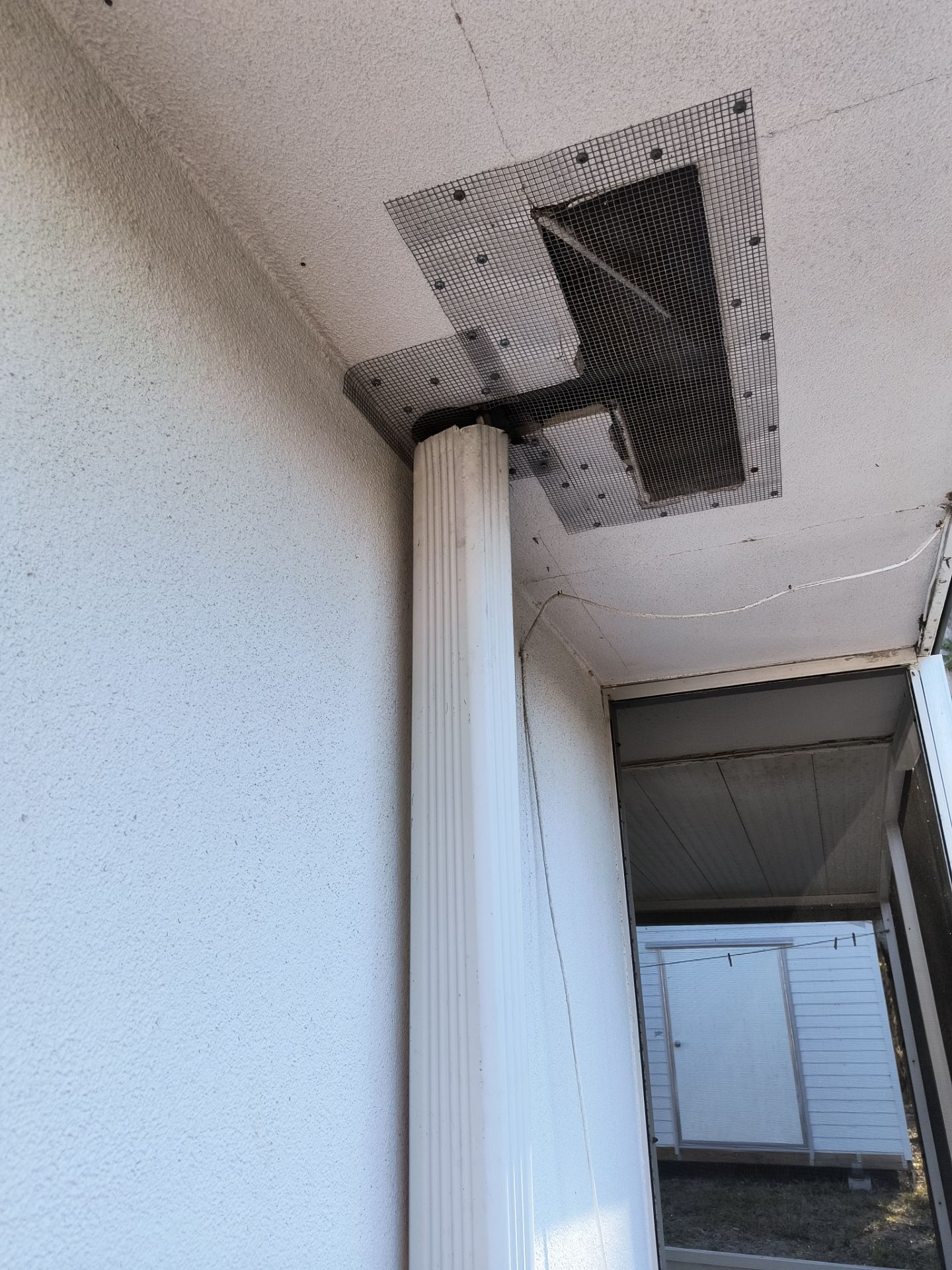 Soffit and Fascia Installation using White Soffit in Sarasota Fl by Gutter Professors