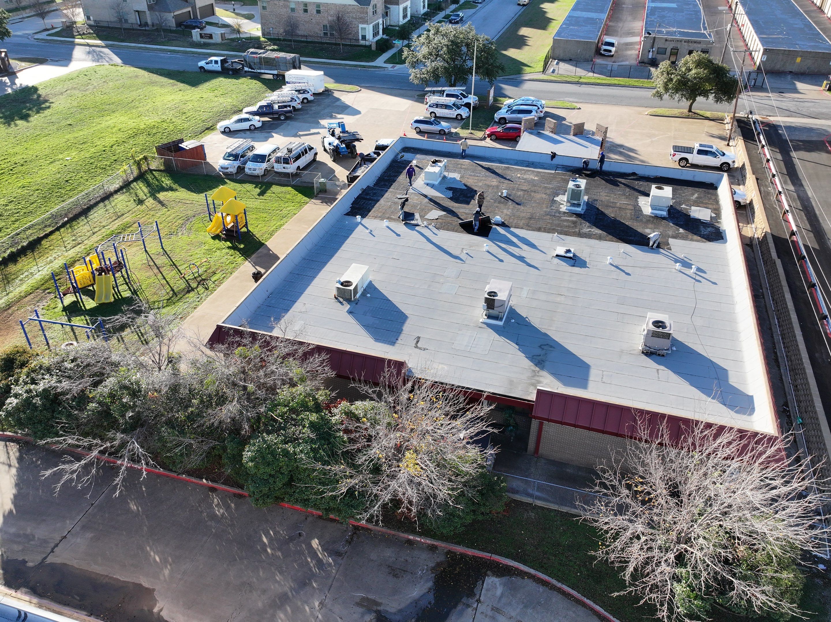 Commercial Roofing Installation using GAF Evergaurd TPO 60 Mil by Becker Roofing and Exteriors
