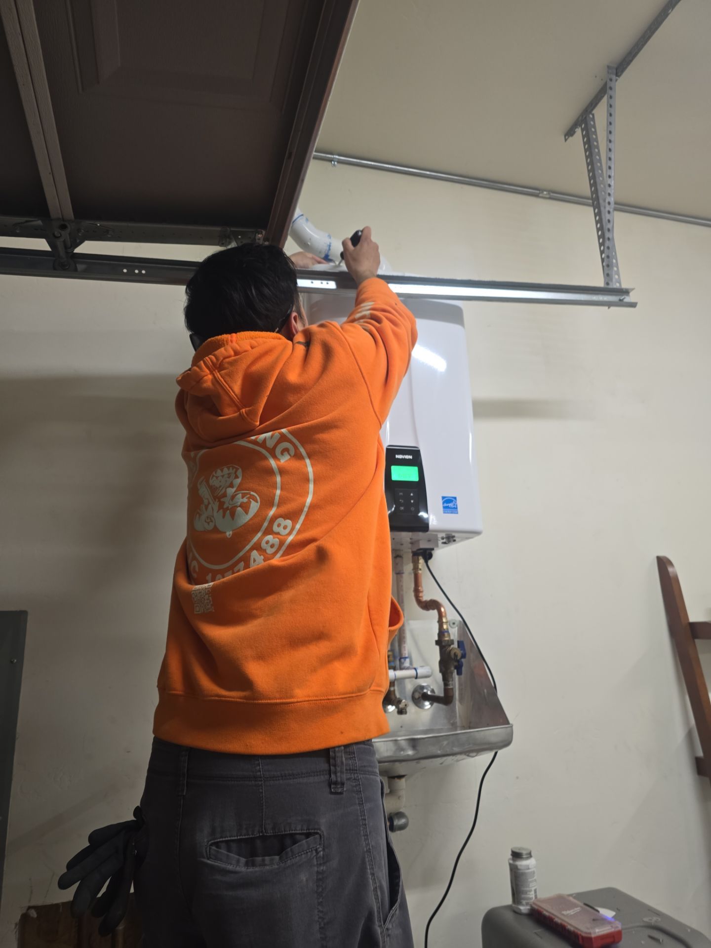 Water Softener, Moen Flo, and Tankless Water Heater Installation by Us Plumbing