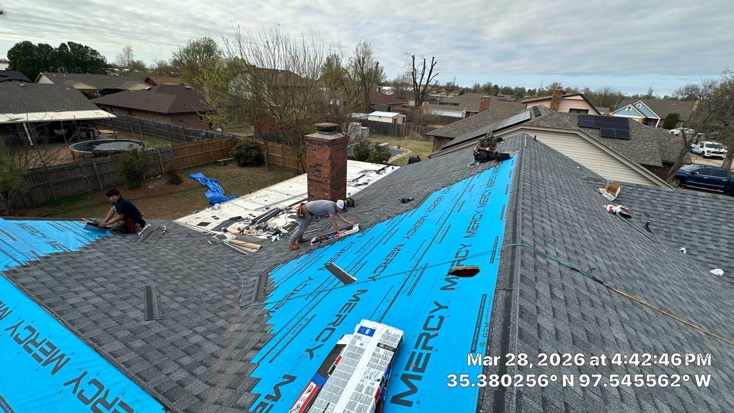 Project in Oklahoma City by Icon Roofing And Construction