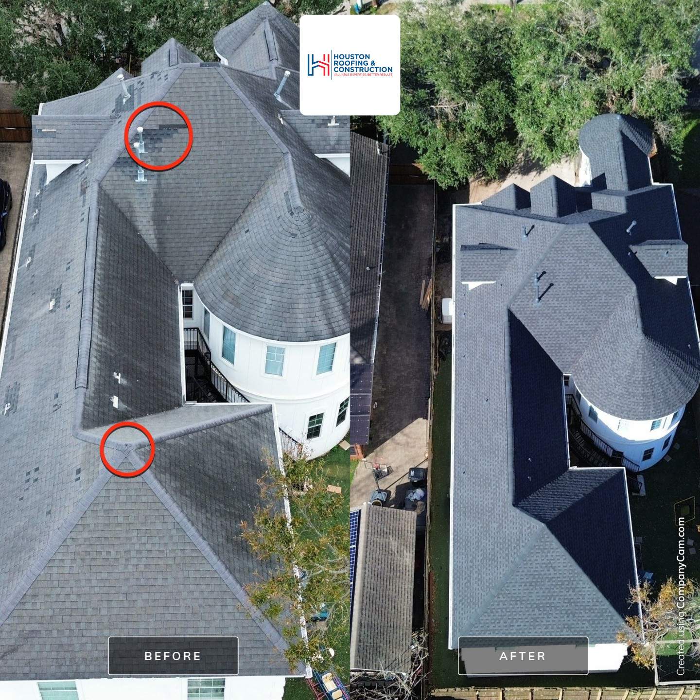 Roof Replacement by Houston Roofing & Construction