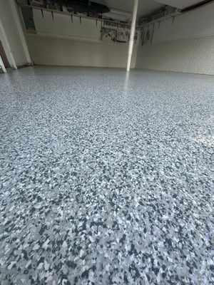 1970s Garage Floor Transformation by Goat Coatings