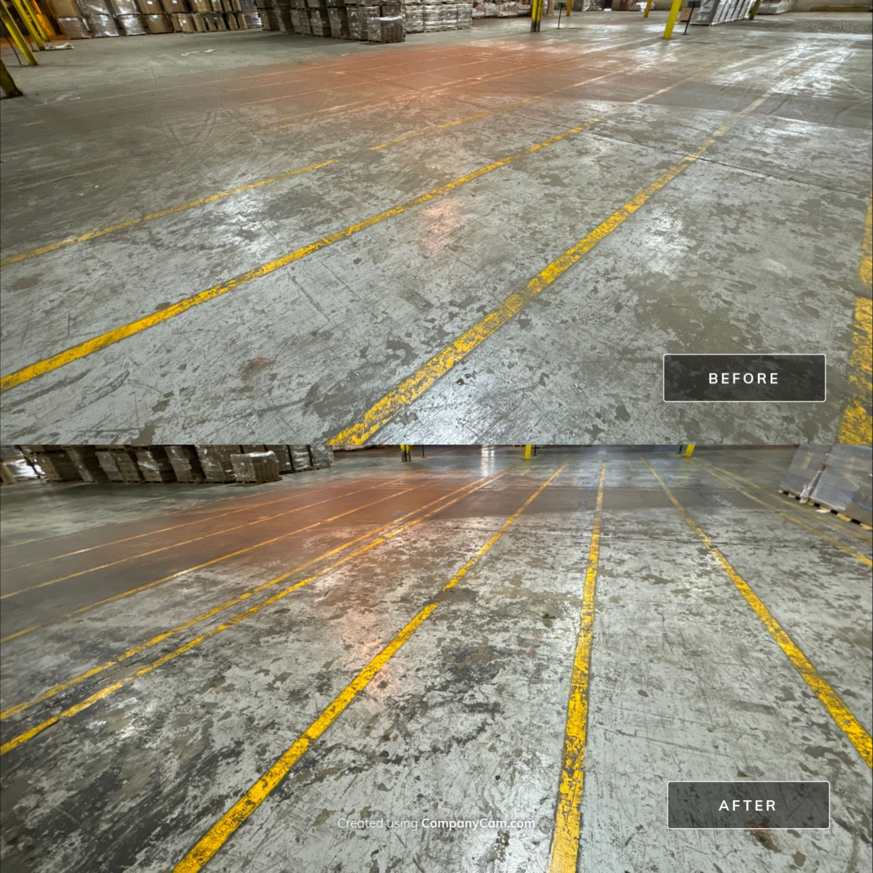Berry Global Warehouse Cleaning by Mr. Mister Power Washing