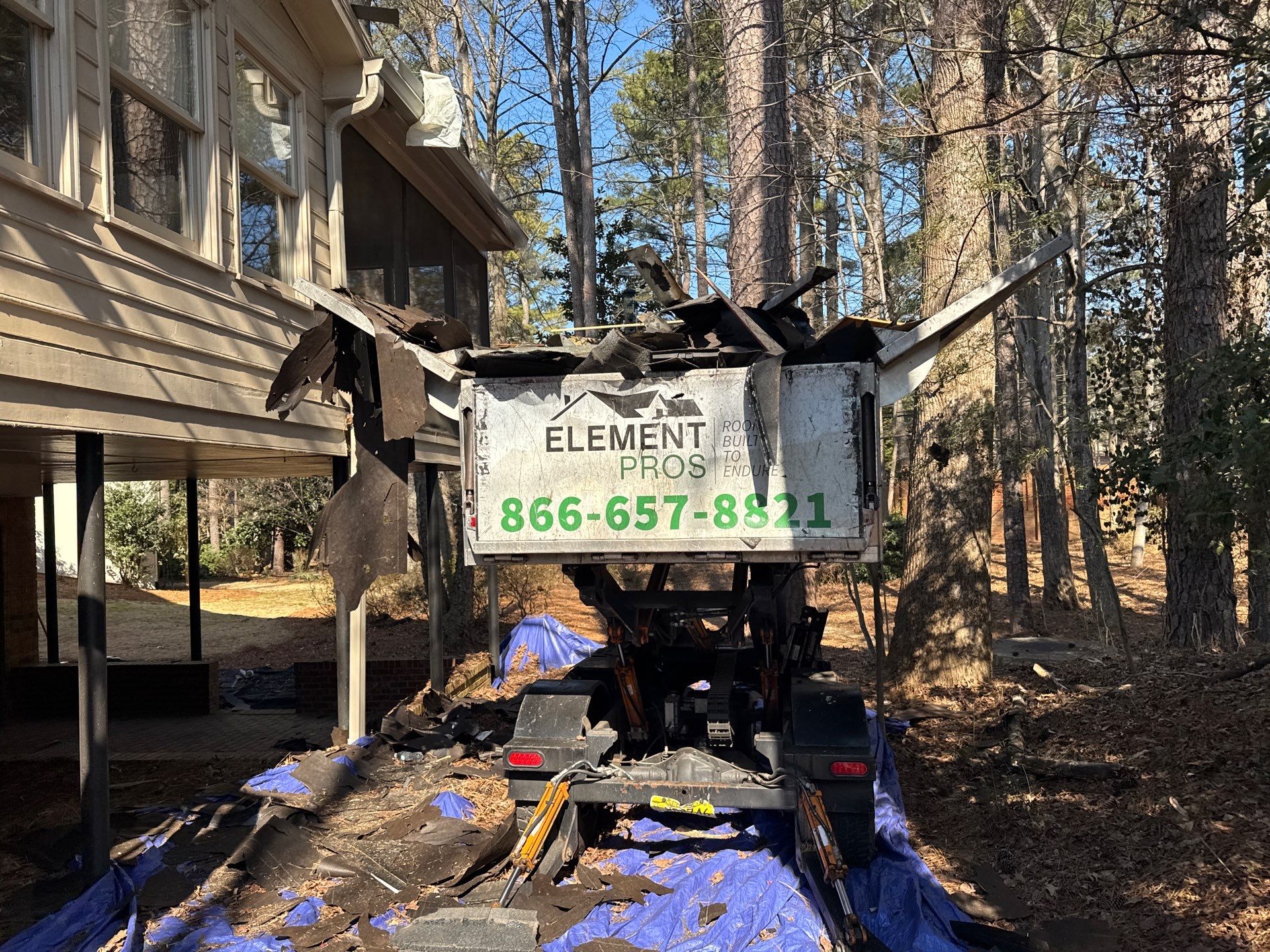 GAF Timberline HDZ in Charcoal by Element Pros Roofing, LLC