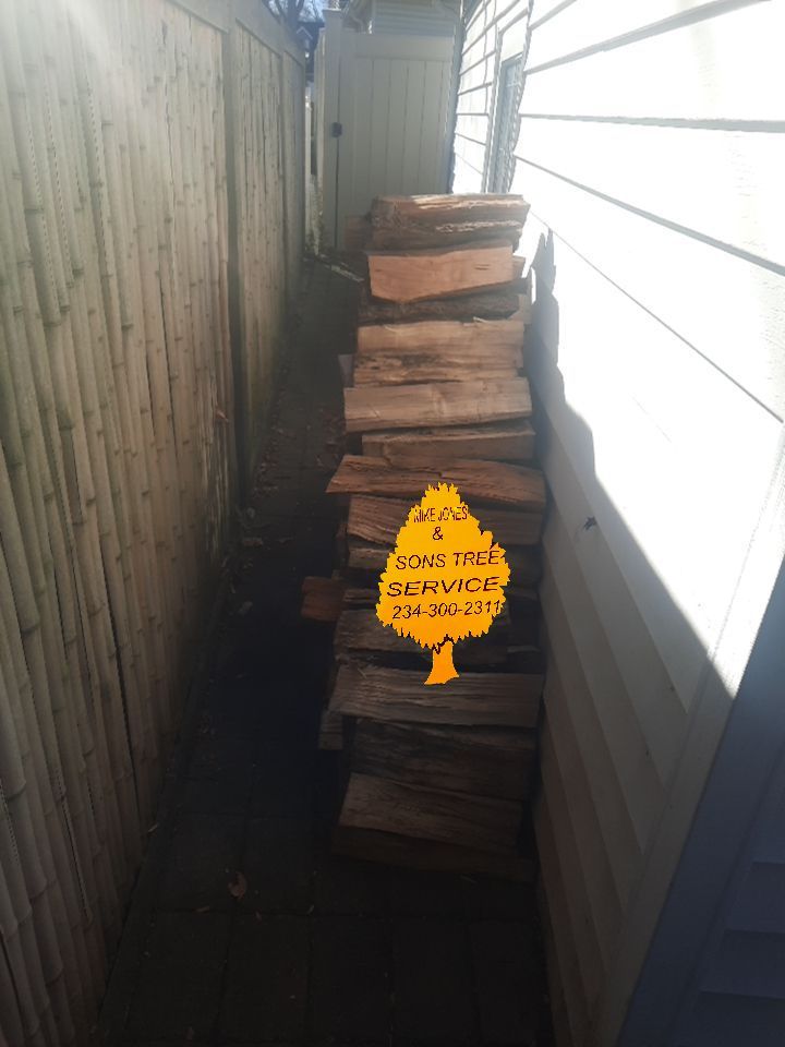 Firewood Delivery  using Seasoned Firewood by Mike Jones & Sons Tree Service LLC 