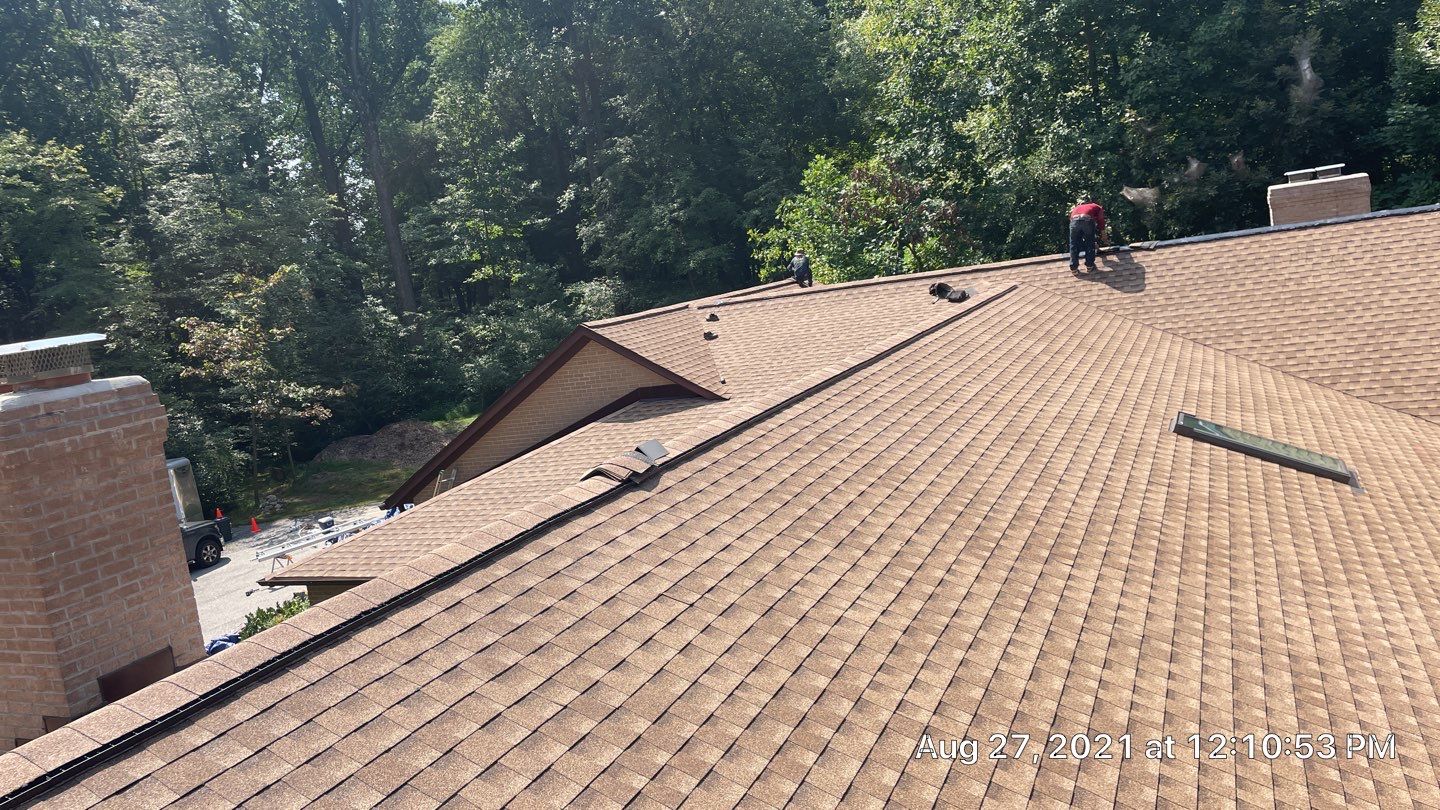 Roof Replacement using GAF Timberline HDZ by American Home Contractors