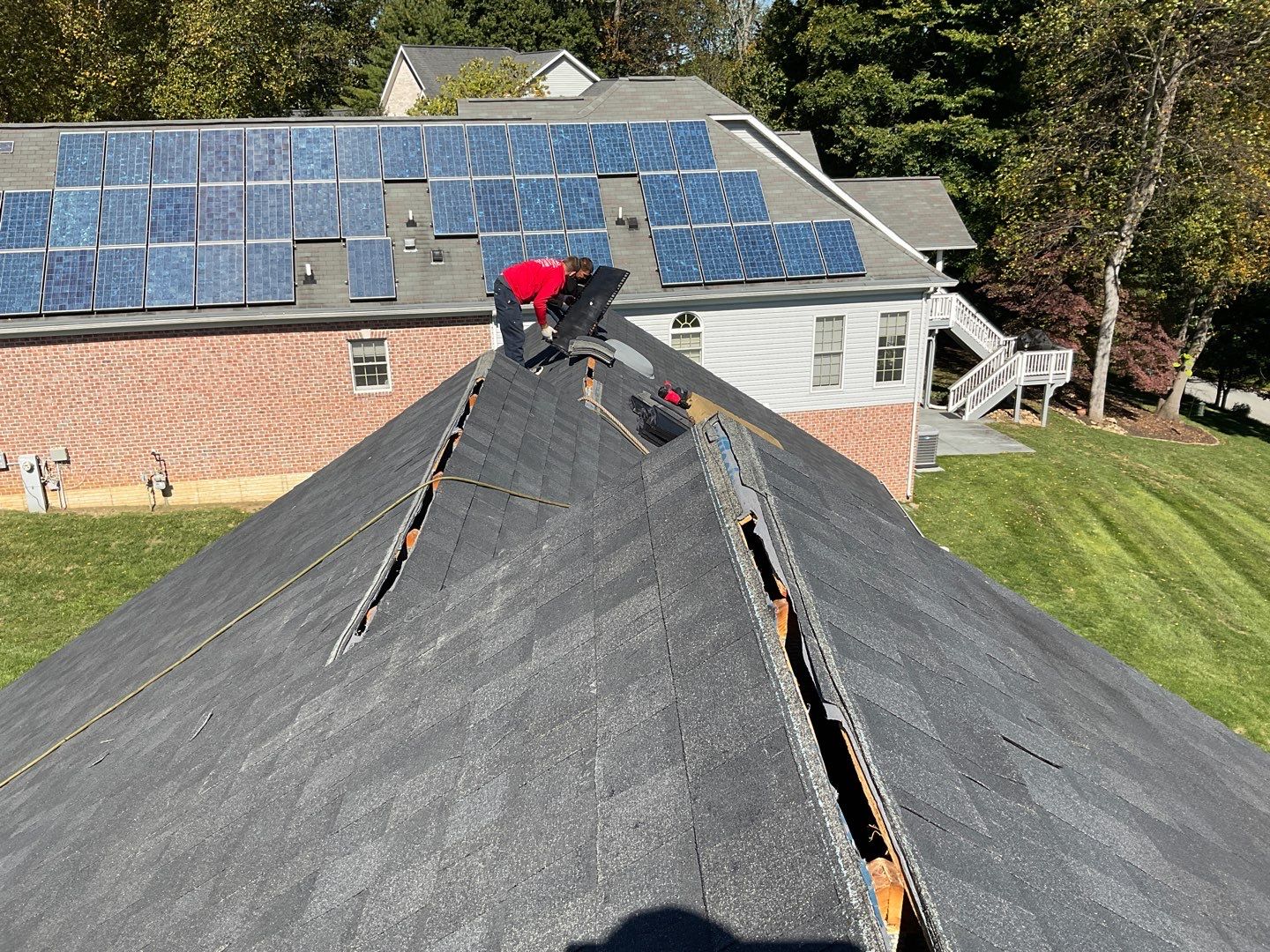 Residential Roofing Installation by Alpha Design Services