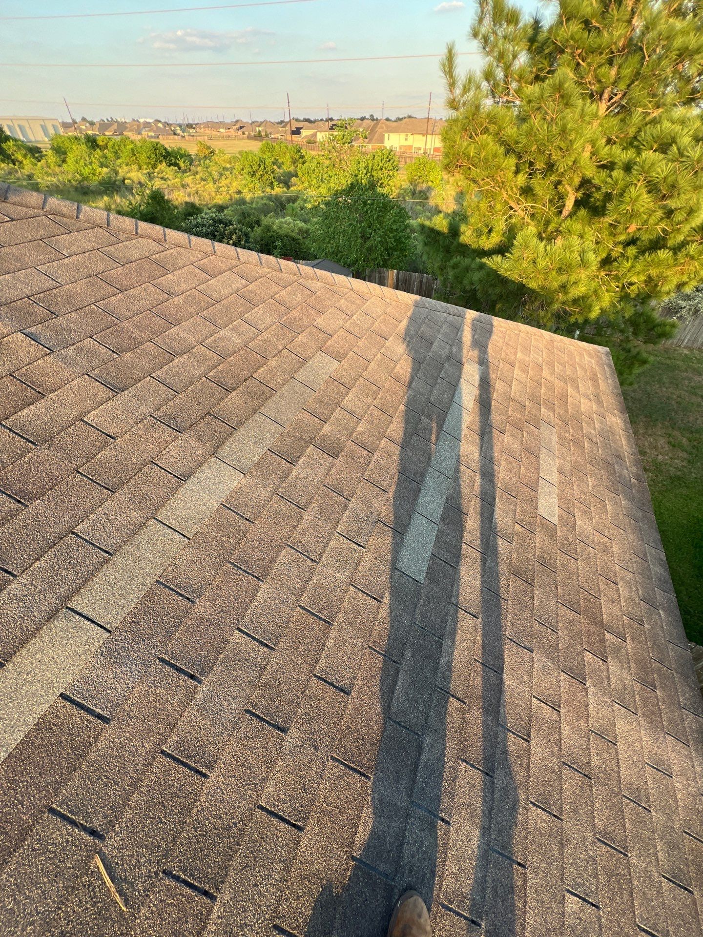 Hail Damage using Owen's Corning Duration (Lifetime) Shingles by Roof Repair Company