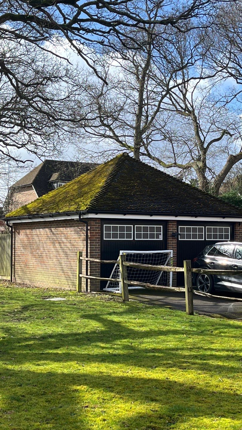 Roof Clean and Biocide Treatment using Honda 15lpm Low Pressure Washing Machine by Ges Exterior Cleaning ltd
