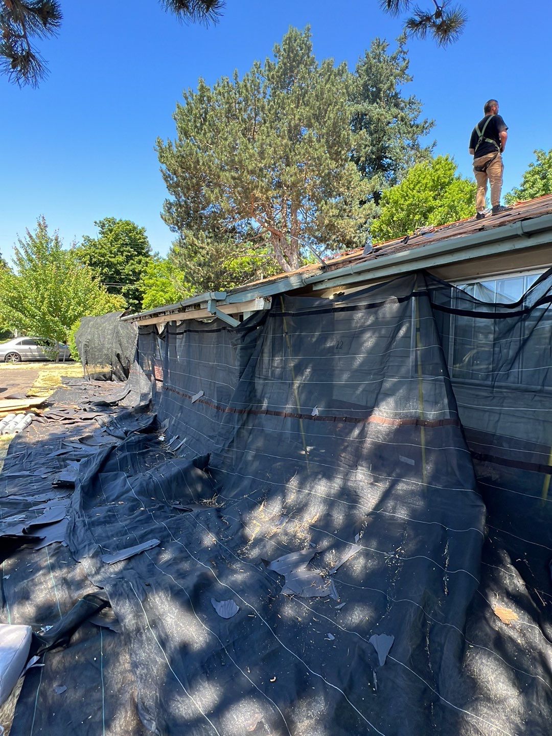 Residential Roofing Installation using IKO Dynasty (Color: Brownstone) by Orezona Building & Roofing Company, Inc.
