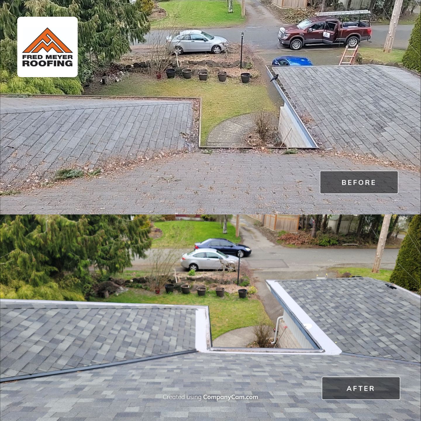 Roofing Project in Shoreline by Fred Meyer Roofing