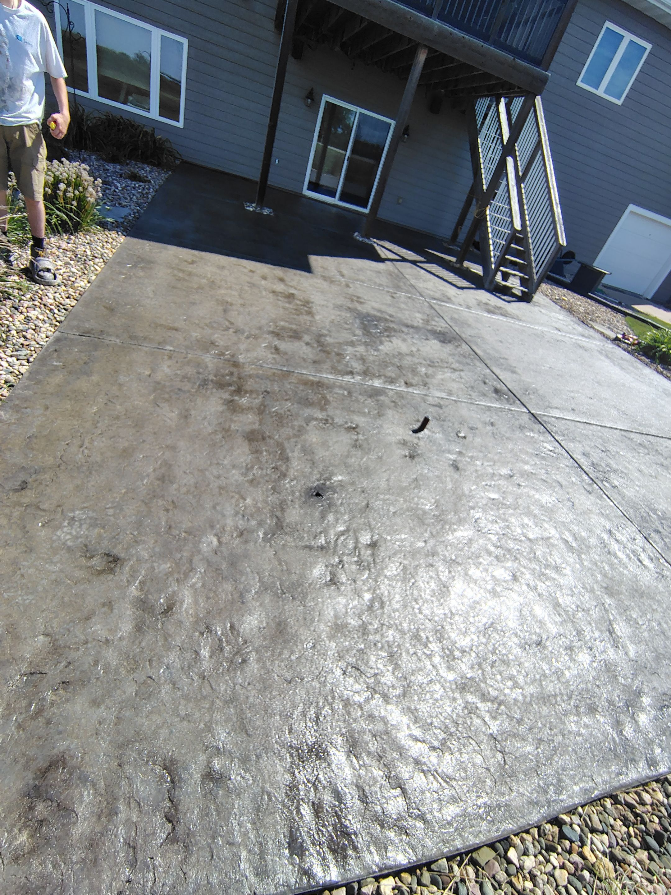 Concrete Patio Restoration and Installation in Sioux Falls by Select Painting, Coatings & Garage Cabinets