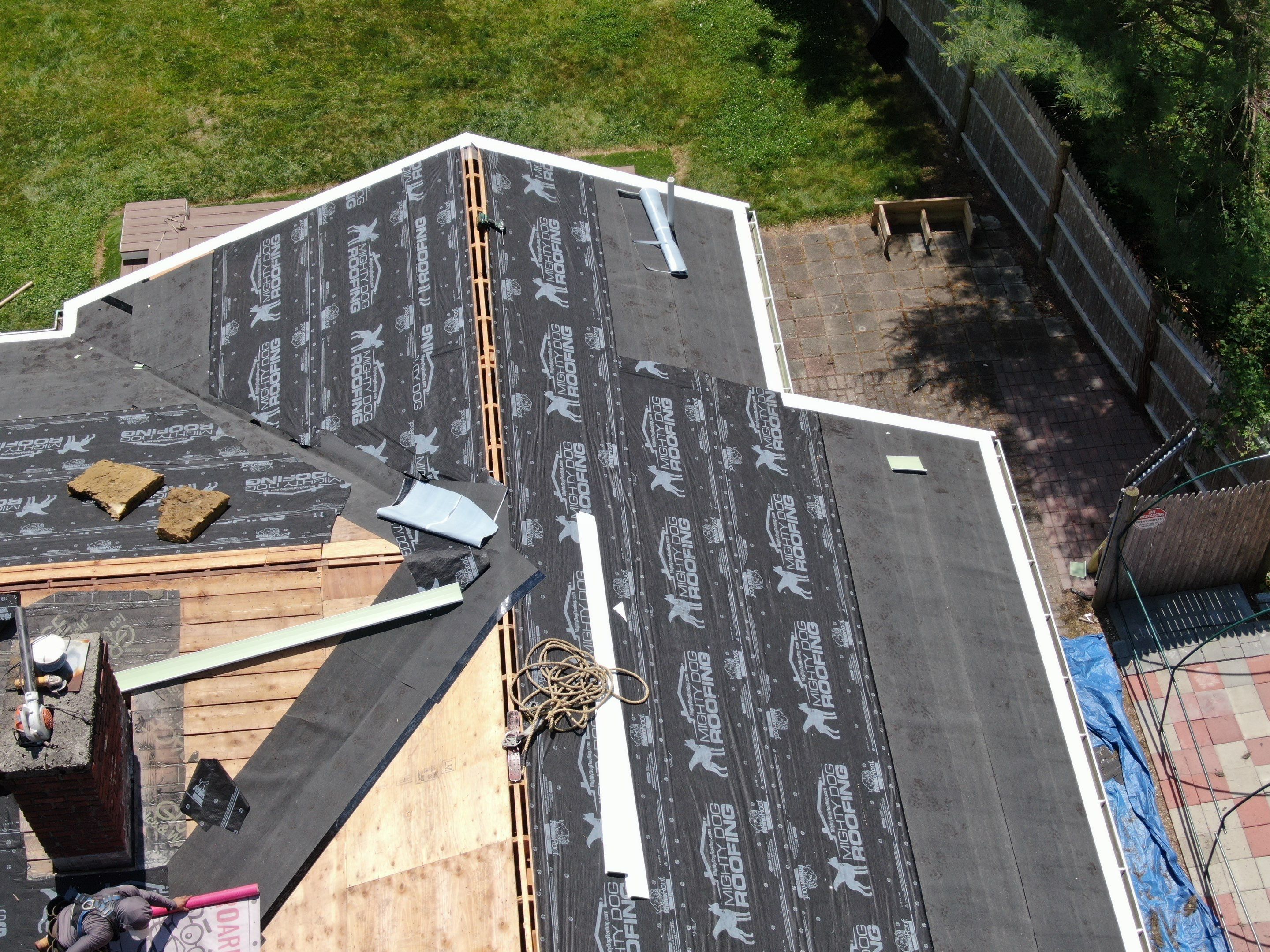 Roof Replacement with Gutter Guards – Westford, MA by Mighty Dog Roofing of Greater Middlesex County