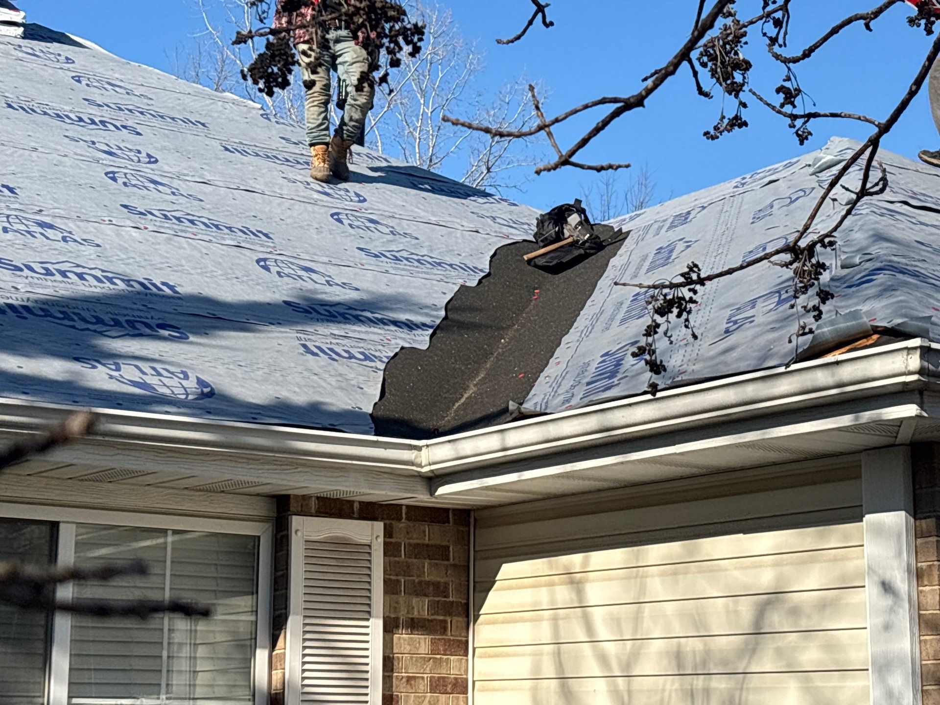 Residential Roofing Install - Atlas Pinnacle Pristine Shingles - Color Weathered Wood  by Titan Commercial & Residential Roofing 