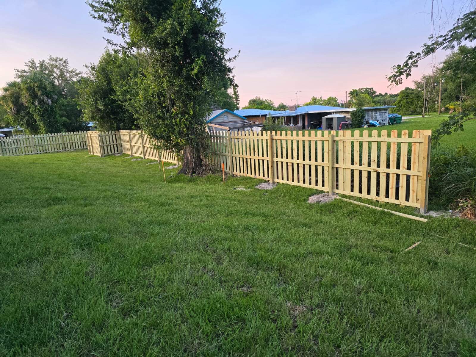 Custom Wood Privacy Fence and Gate Installation in Punta Gorda by True Fence LLC
