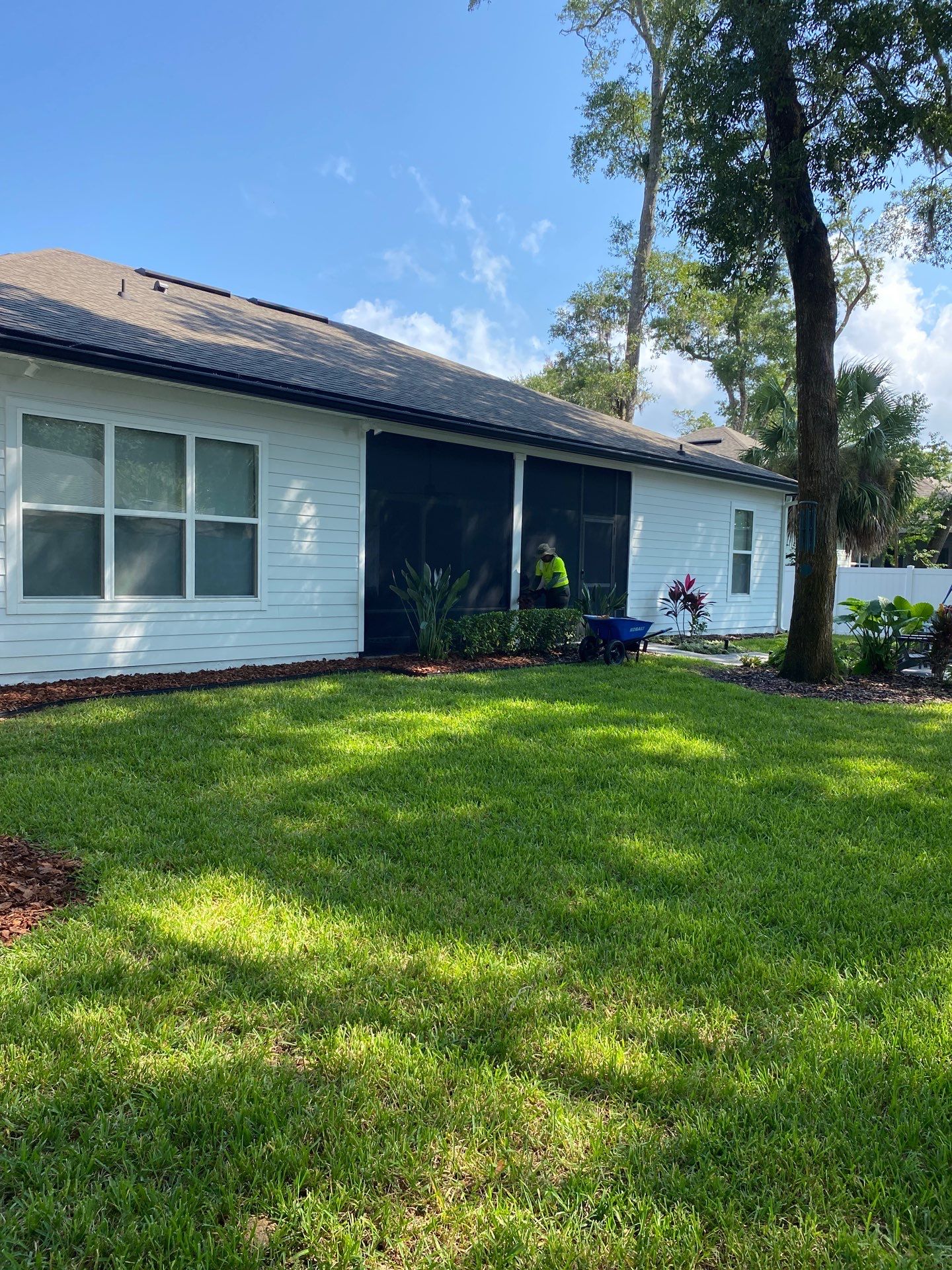 Pine Bark Install | Residential by ProGreen Services