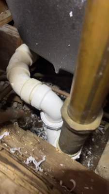 Second-Floor Tub Leak Repair — Marblehead, MA