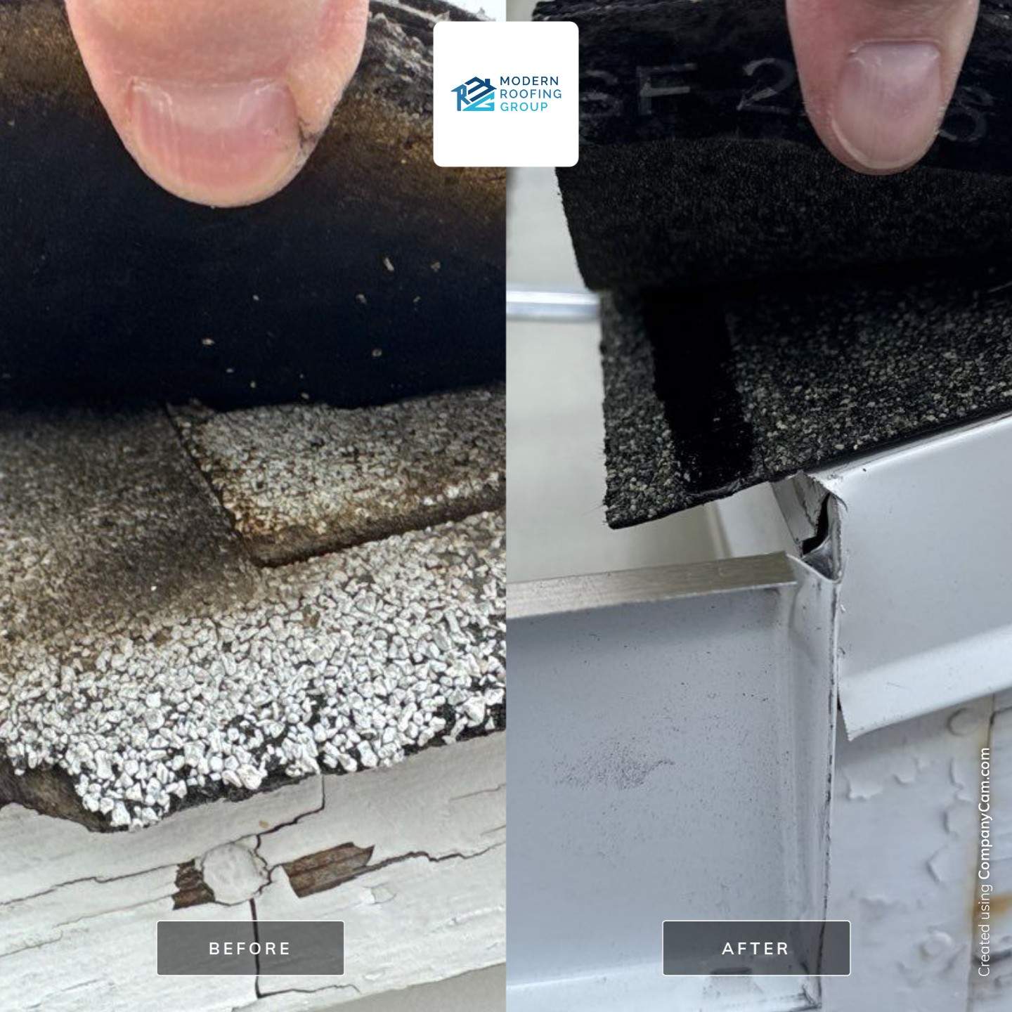 2 layers of 3-Tab shingles! by Modern Roofing Group