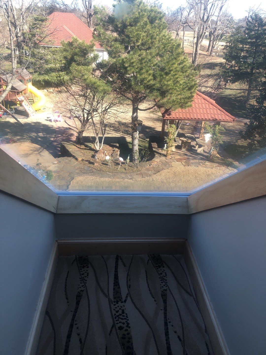 Large Skylight Replacement in Yukon Oklahoma by McCann's Roofing and Construction