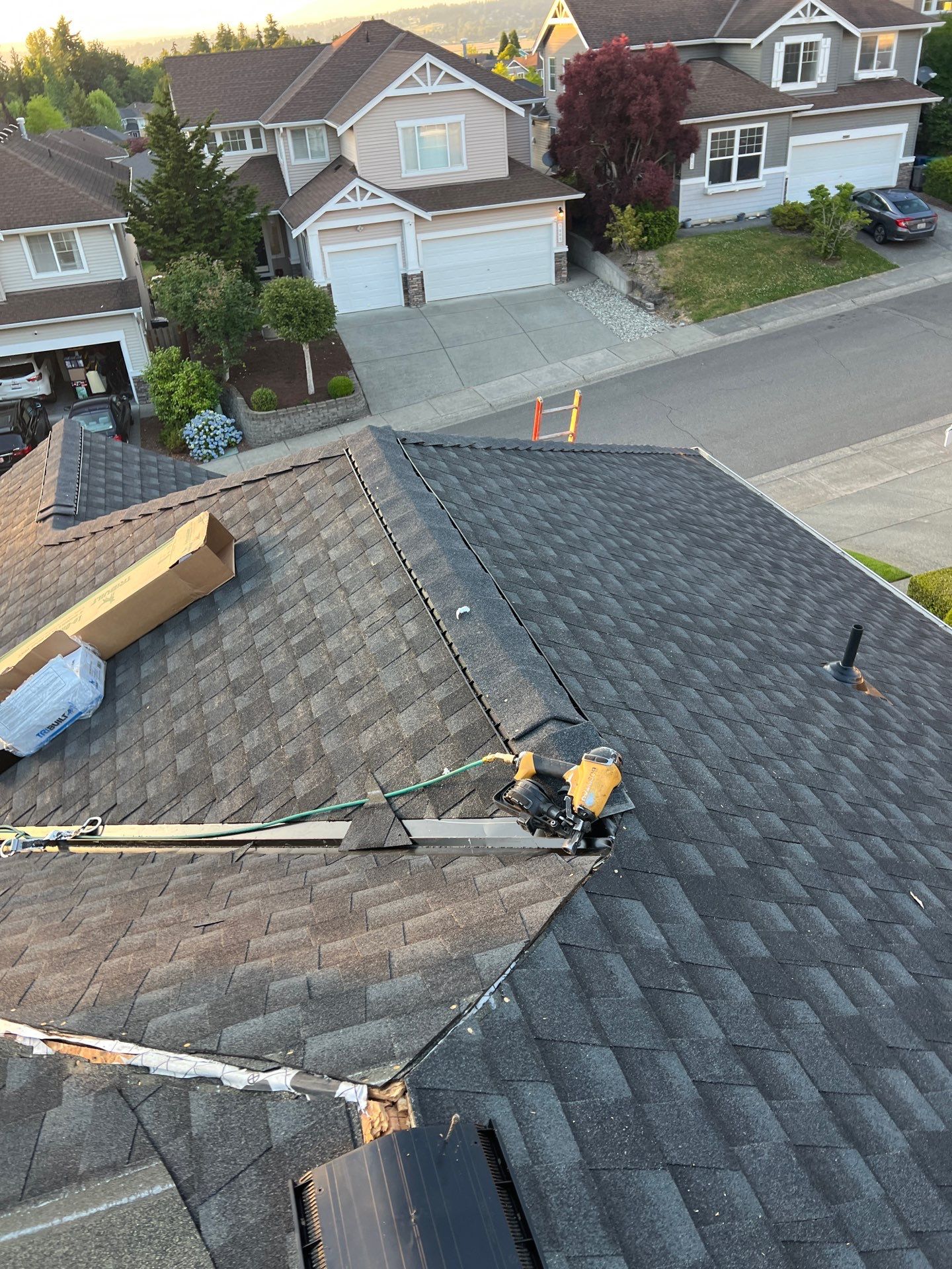 Residential Roofing Installation using GAF UHDZ Shingles by Roofing Formula LLC