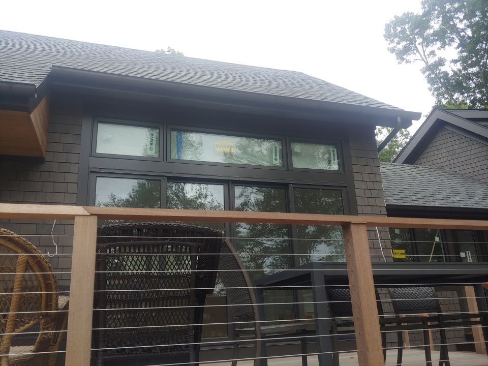 Gutter Installation using Half Round Aluminum Gutter in Brewster, MA by Gutter Pro Enterprises