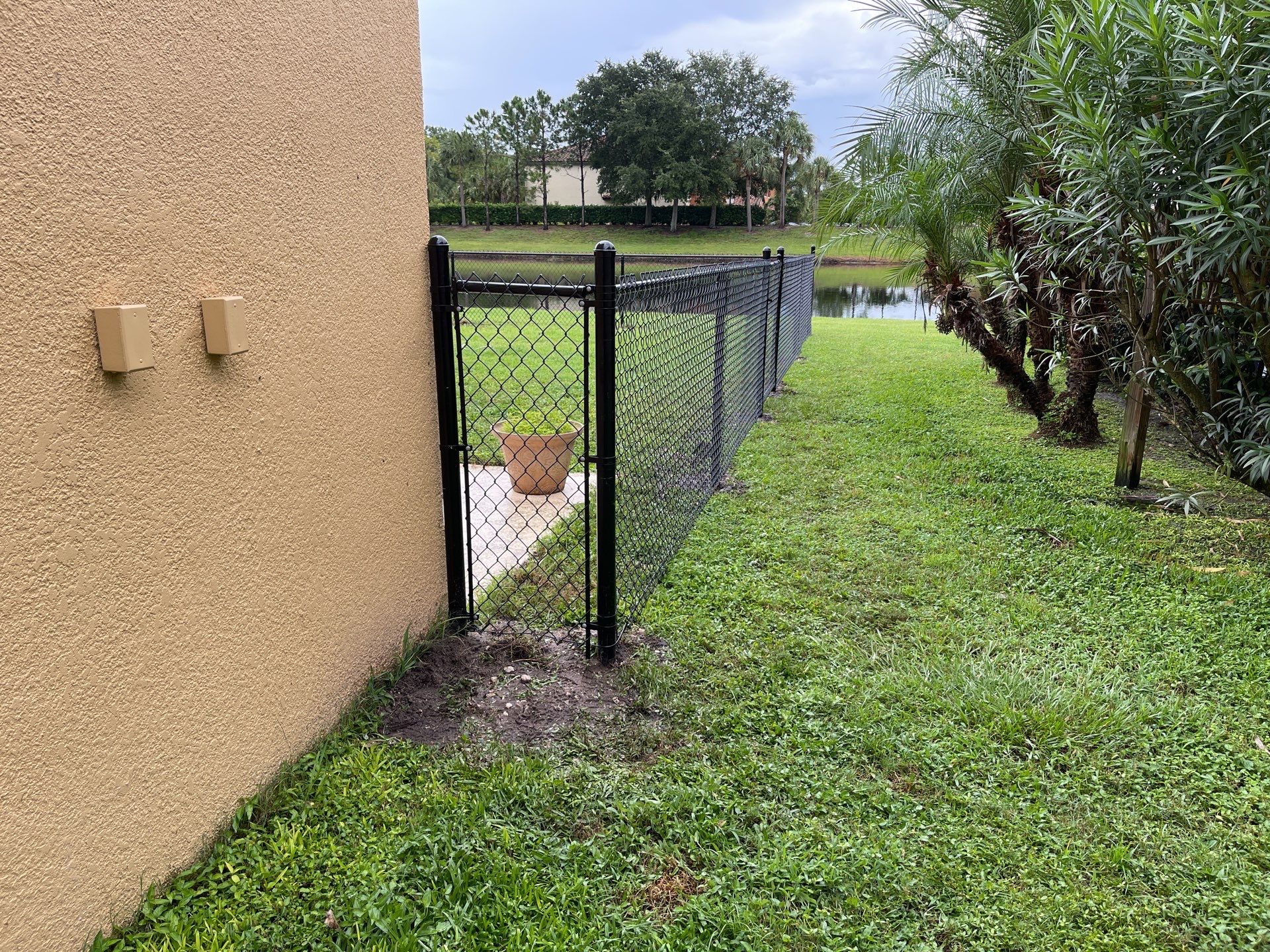 Bradenton, FL  4 ft. Tall Black Chain-link Fence by Asap fence and gates, LLC