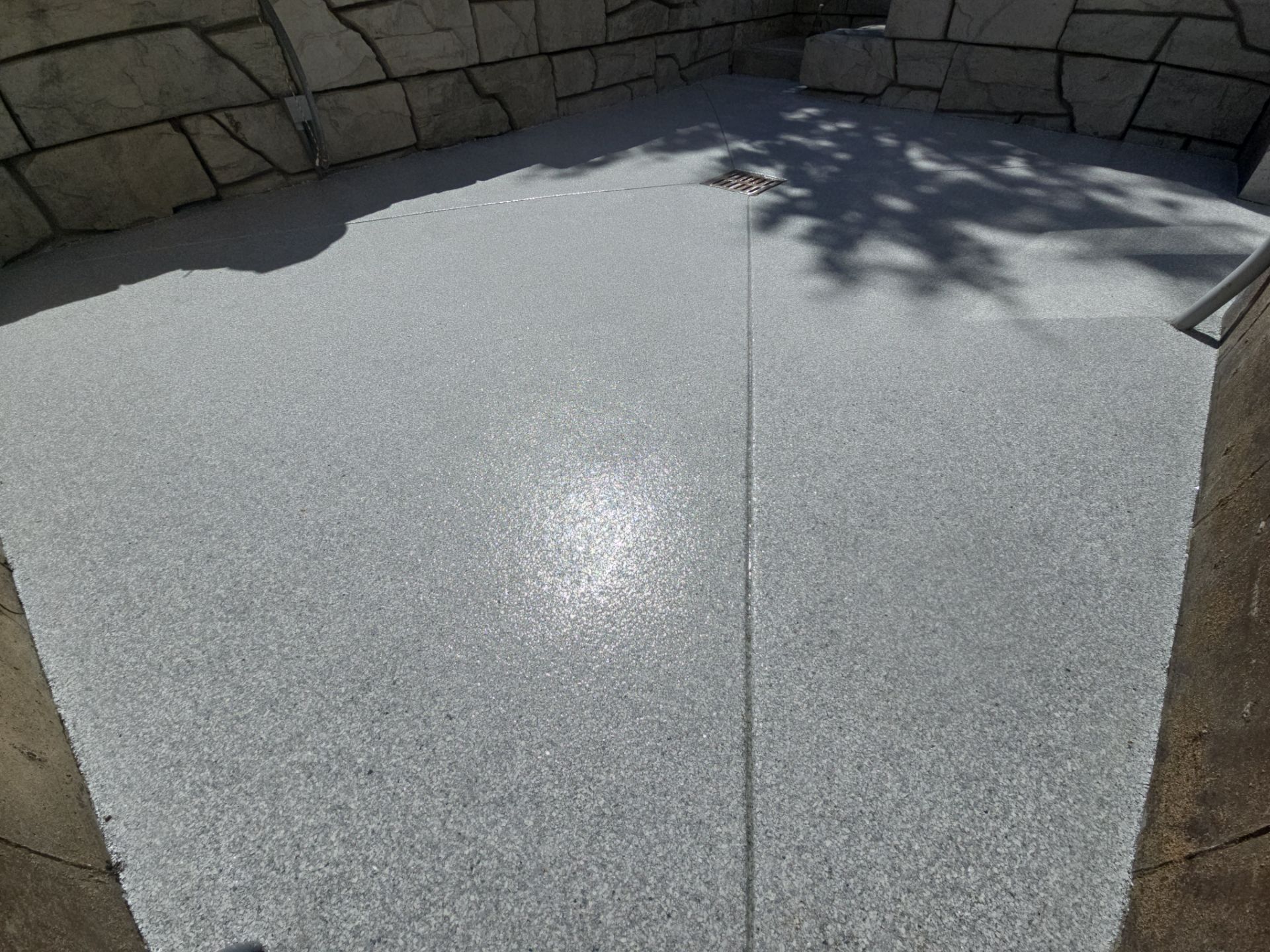 Sunken Hot Tub using Ash Hybrid by Croc Coatings, LLC