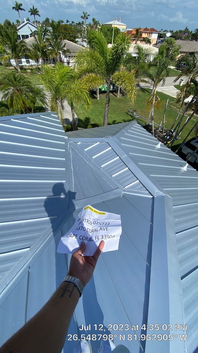 Residential Roofing Installation using Standing Seam Metal by Protek Roofing Heating Air & Solar