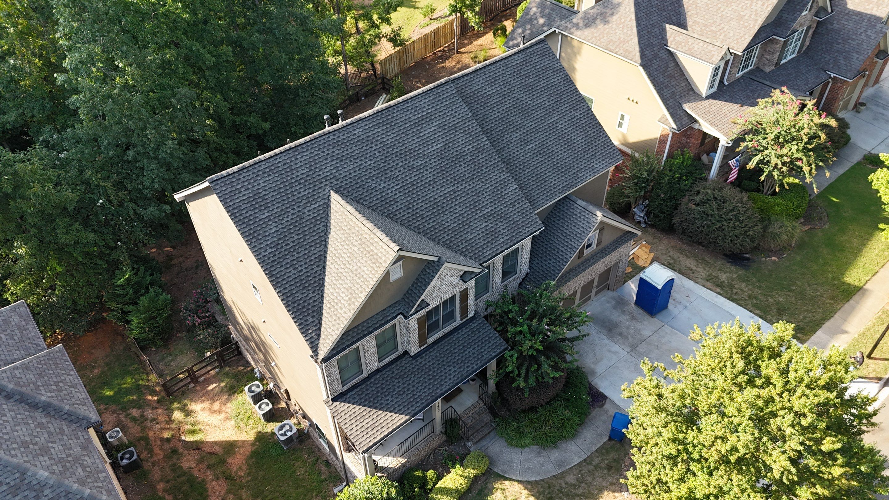  Ashbury Park Dr  Hoschton Roof Replacement  by Dom Roofing & Restoration