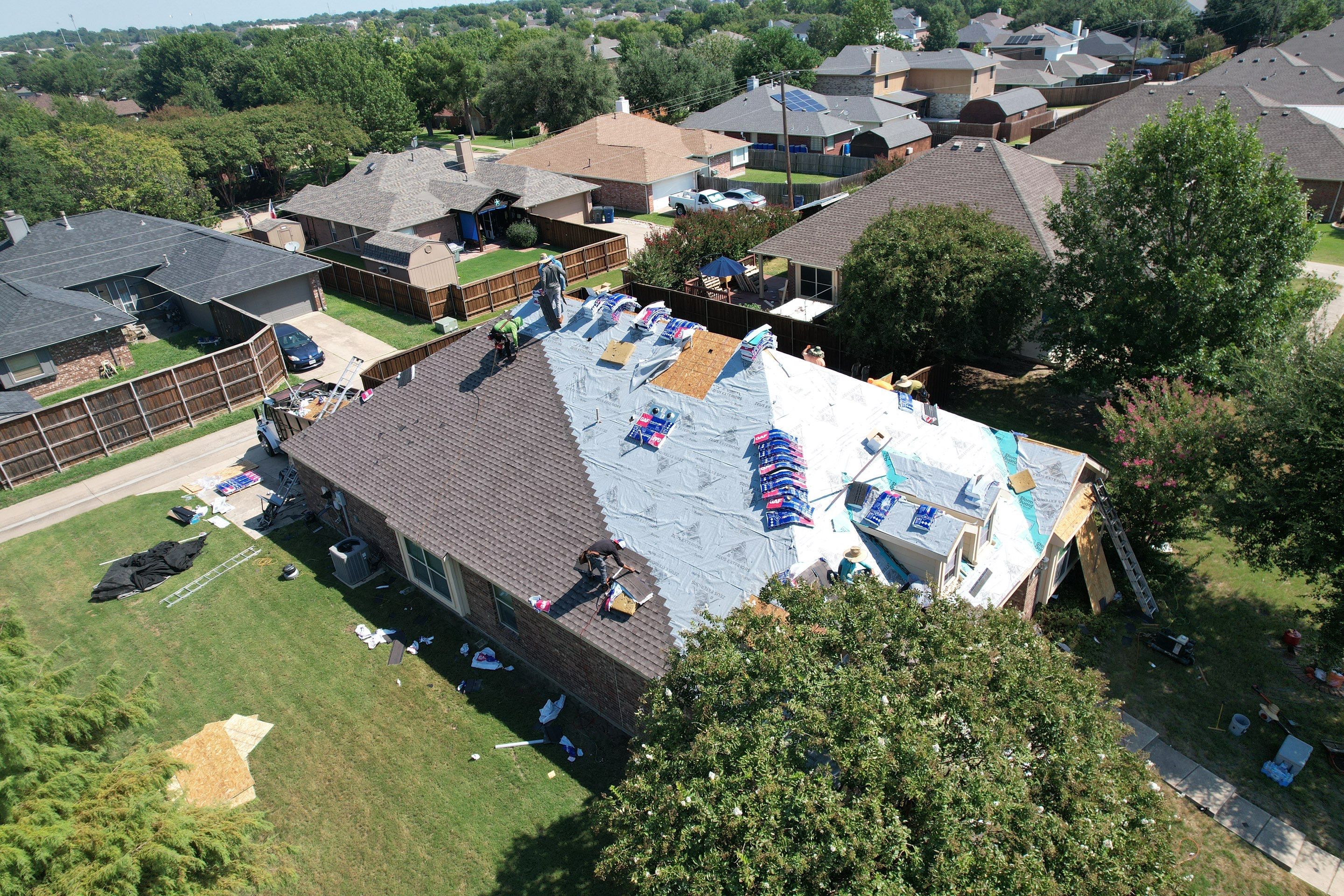 Project in Wylie by Zeus Exteriors