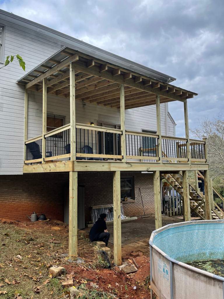 Balmoral Estates Screened Deck  by Pillar and Pine