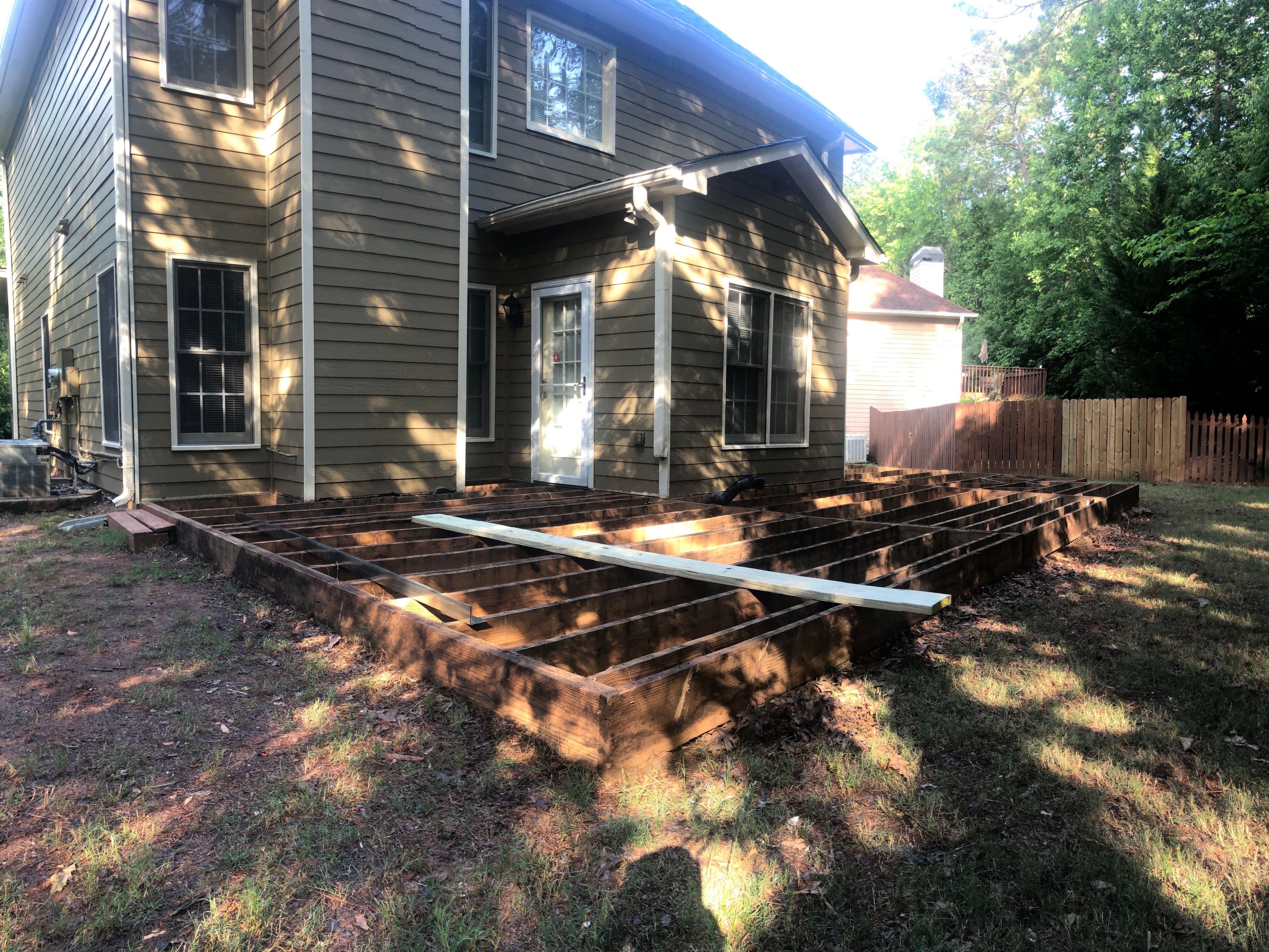 Composite Deck Replacement and Surface Upgrade in Acworth by Swift Home Renovations