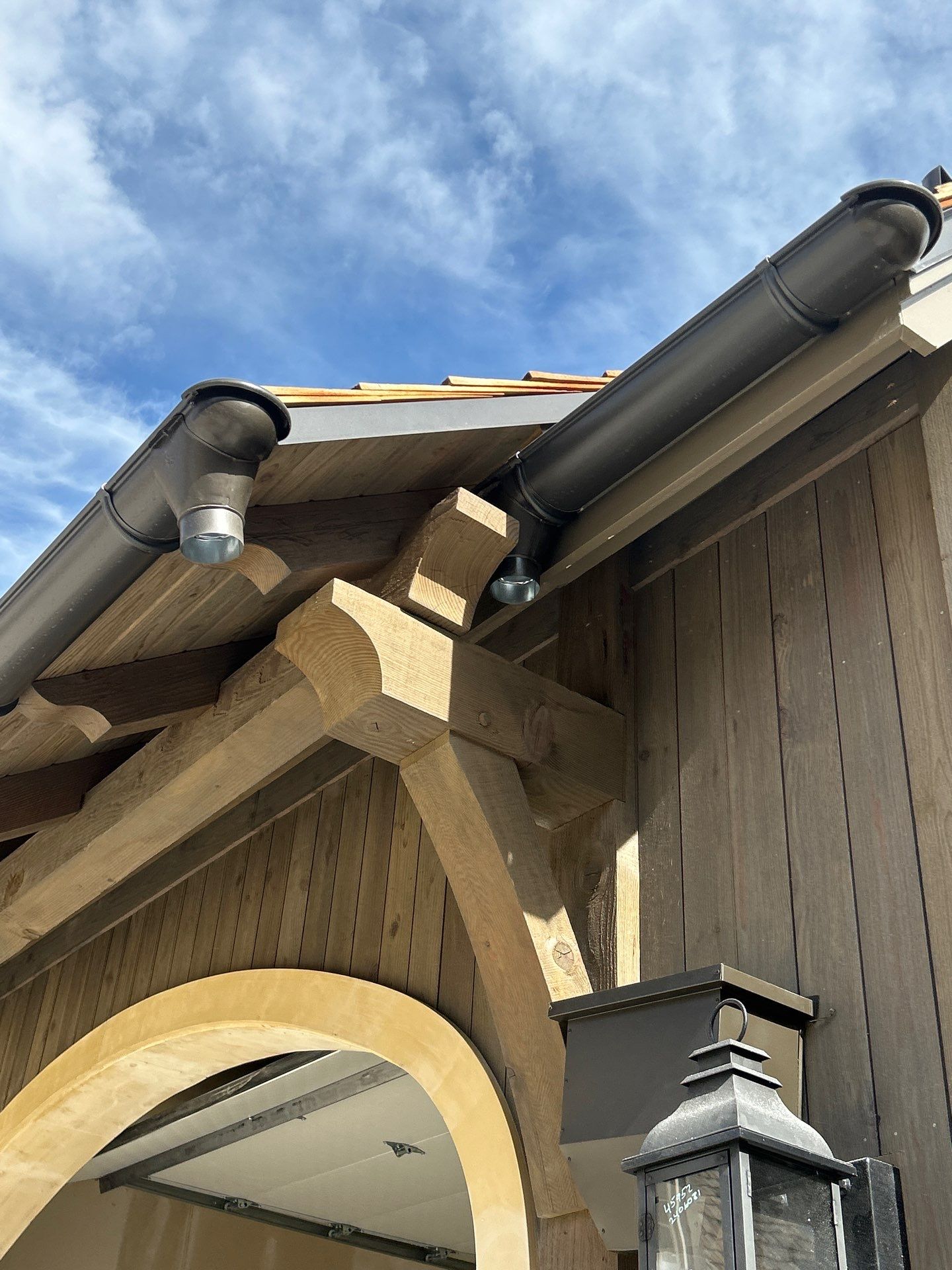 Project in Mapleton by Master Rain Gutters.
