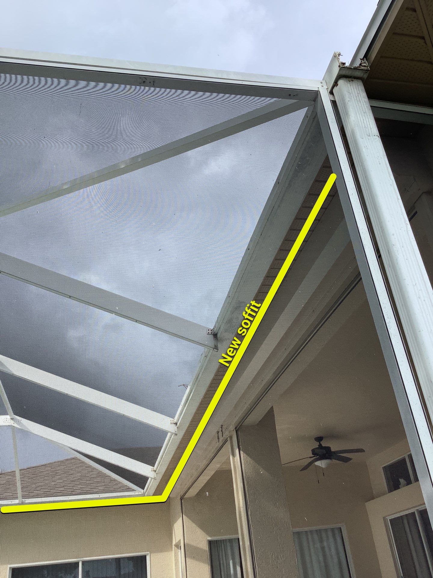 Cameo New Gutters and Soffit Installation FL by Gutter Professors