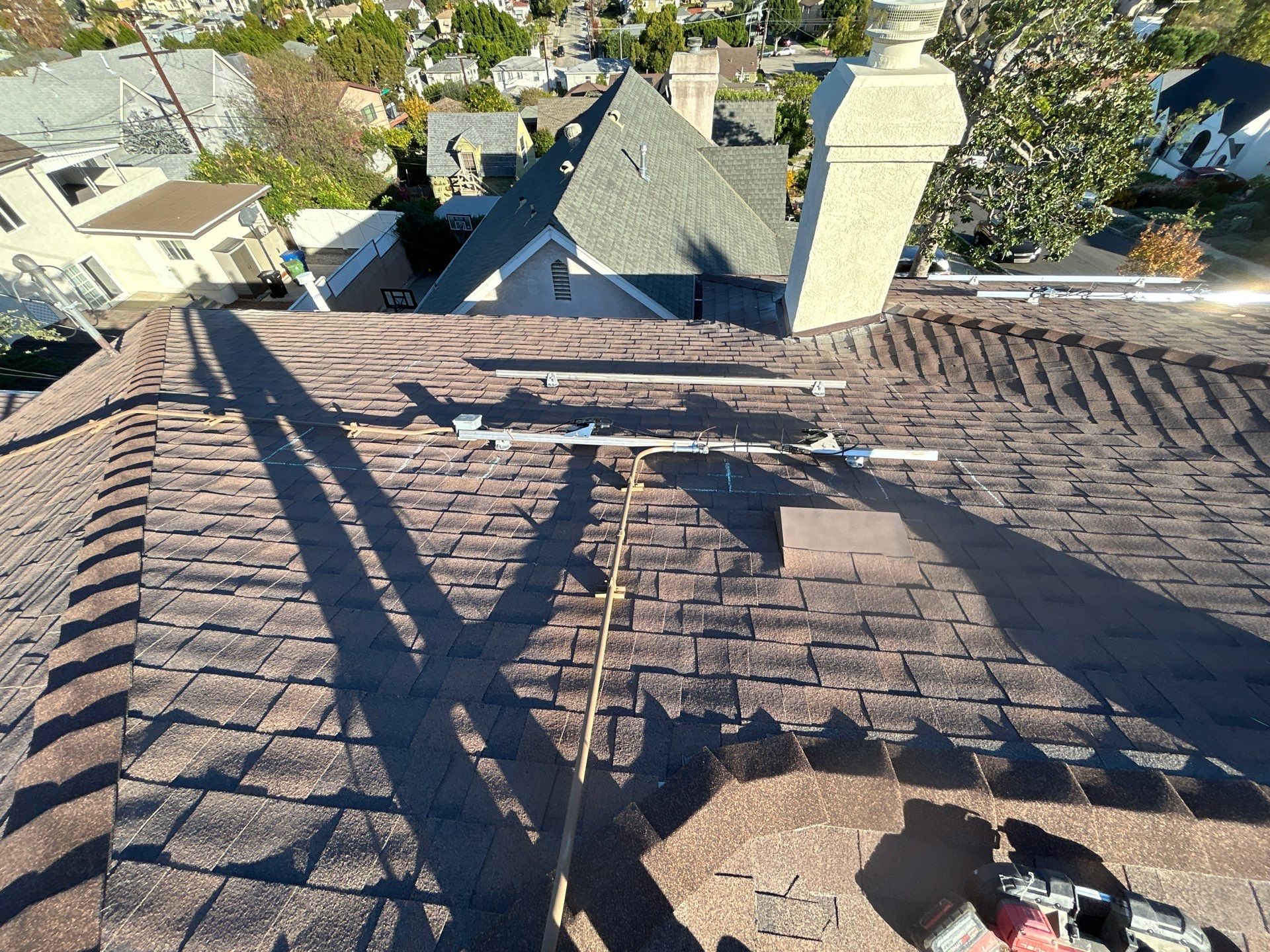 Los Angeles Residential Solar Panel Installation with Enphase Microinverters by AWS Solar