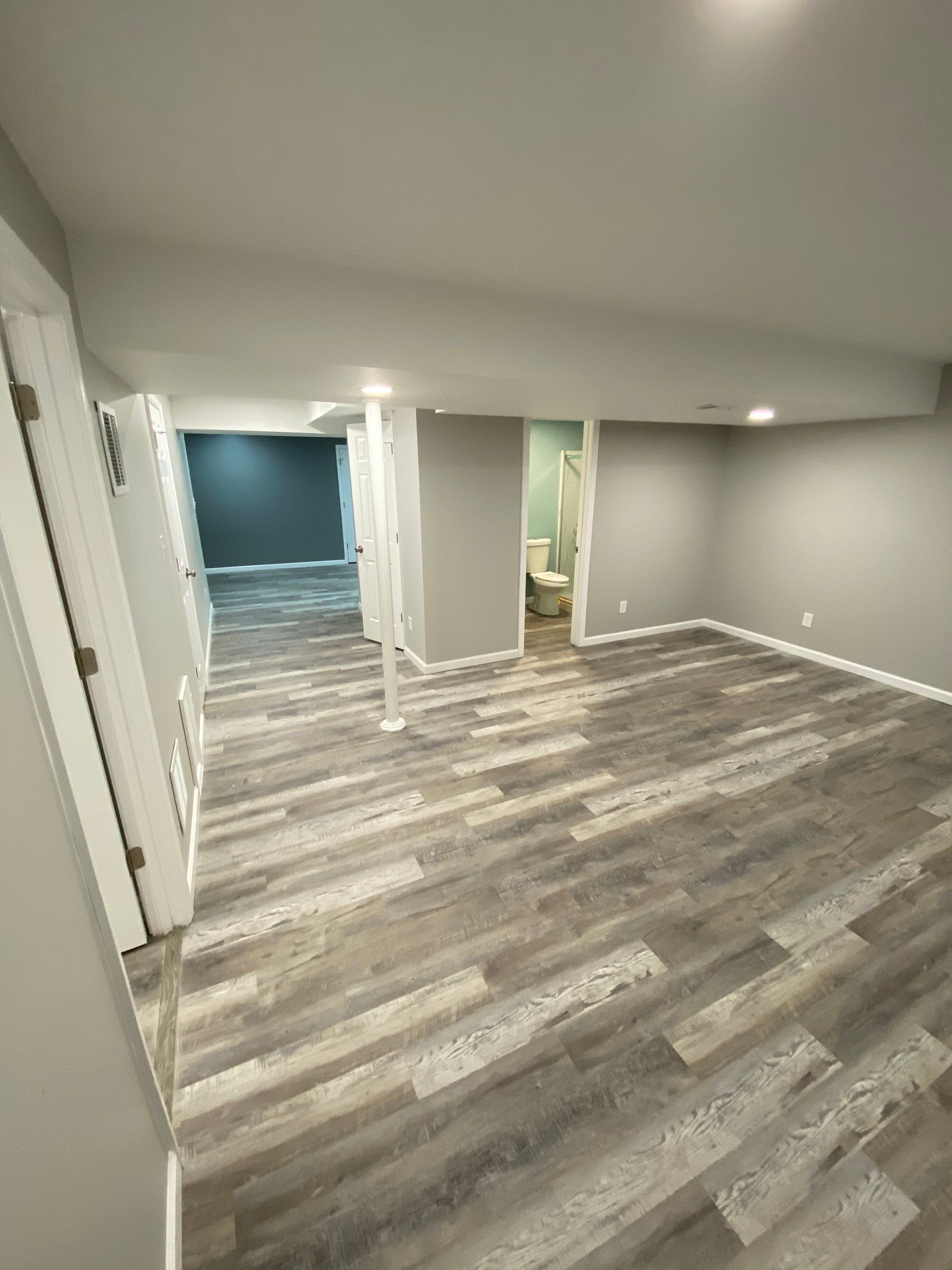 Complete Basement Buildout by The Smet Companies, LLC