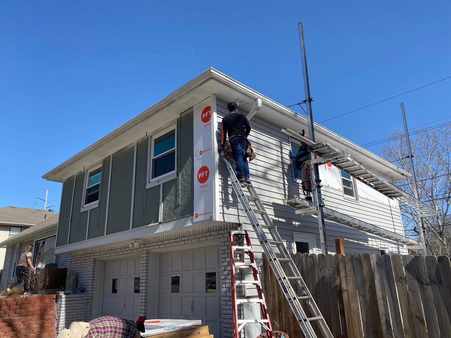 Installed New Vinyl Siding by EEC Windows, Siding & Roofing