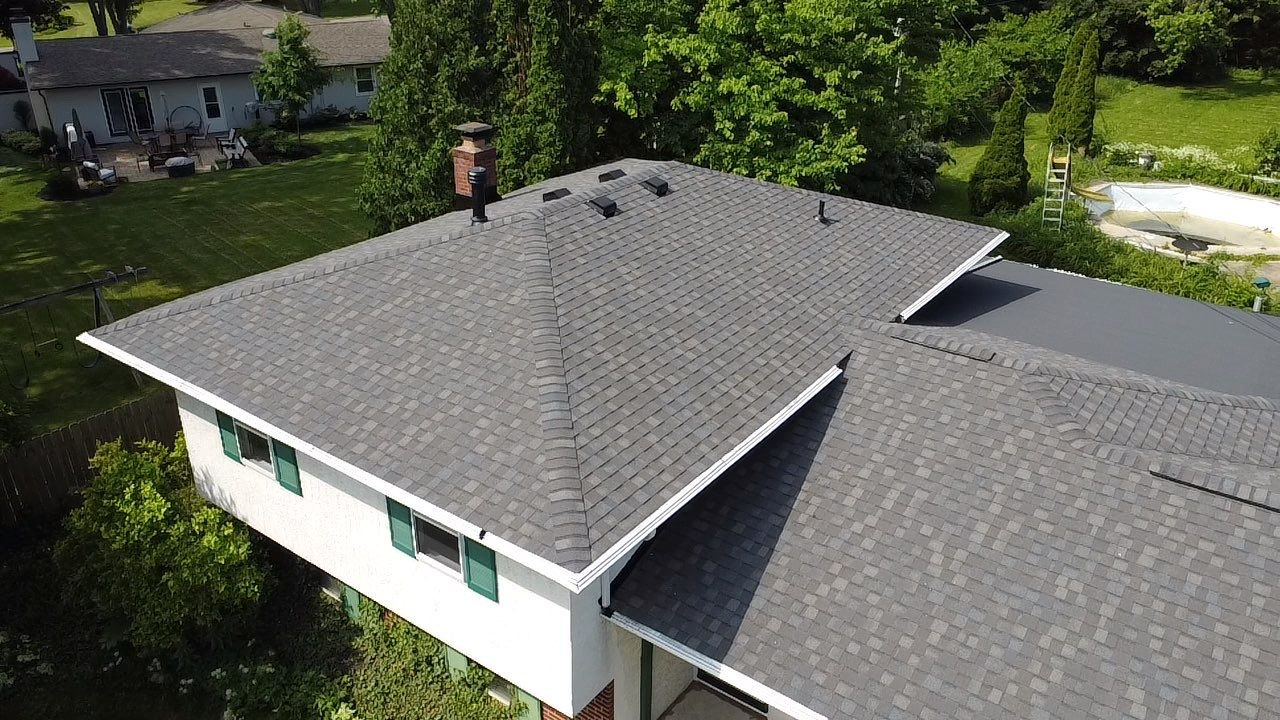 New Roof Installation using new OSB sheathing Certainteed Landmark Shingles by Best Exteriors Inc