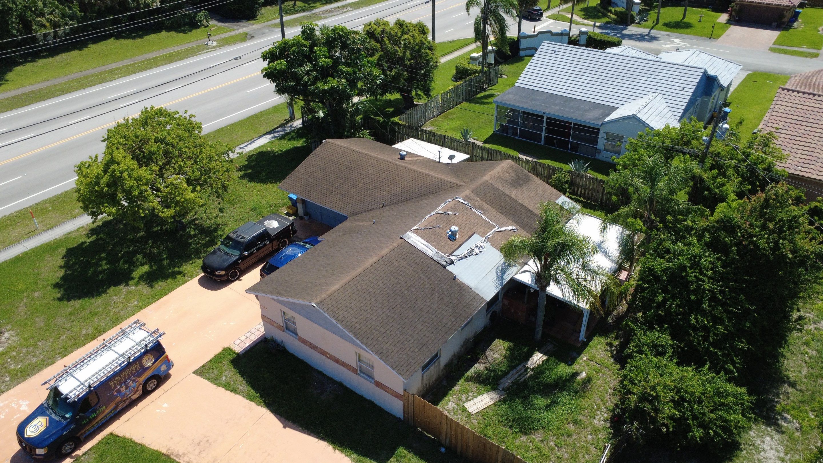 Residential Roofing Installation using GAF by BLUES BROTHERS ROOFING