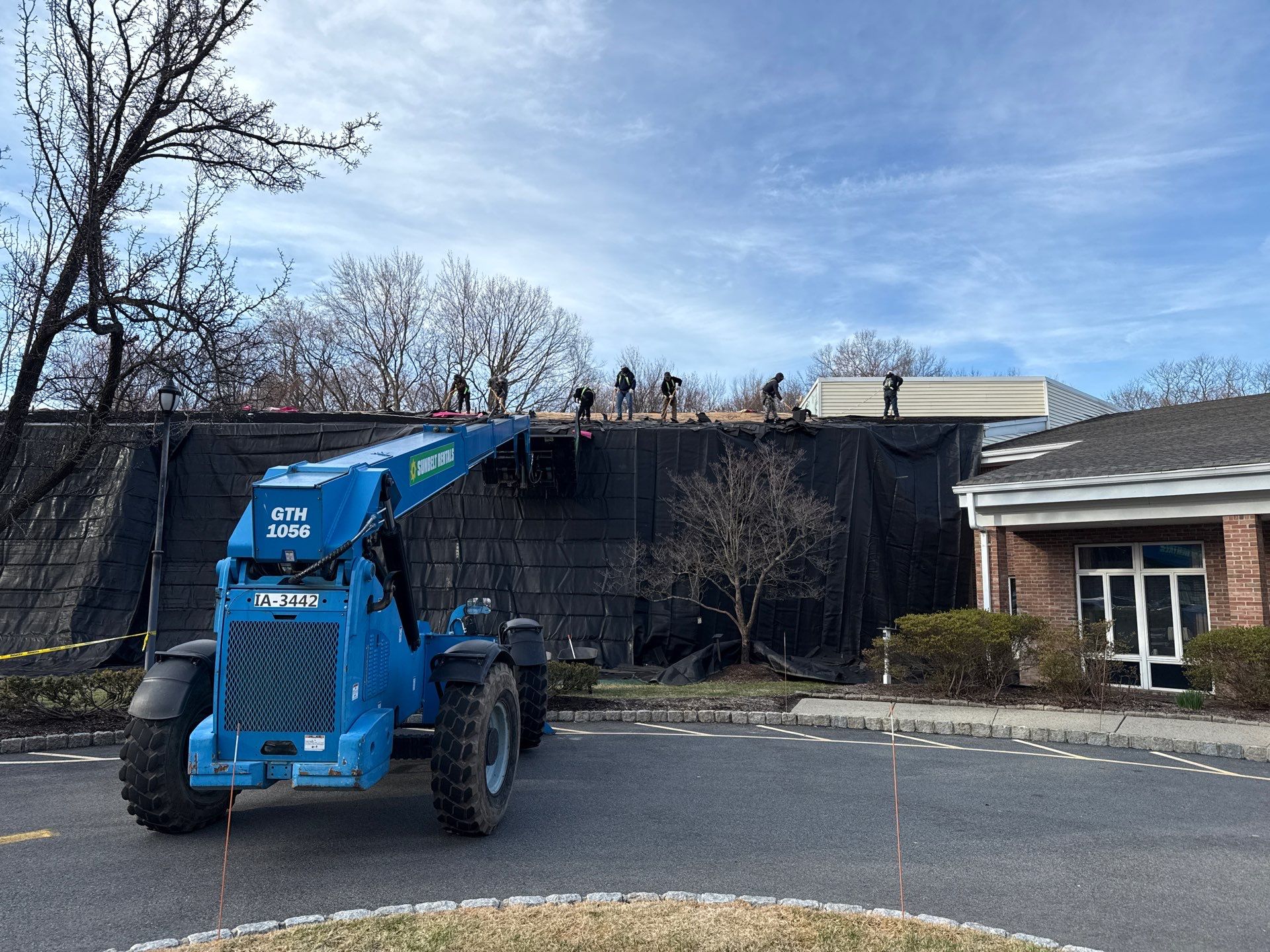 Commercial Roofing Installation using Owens Corning Duration by All Site Roofing