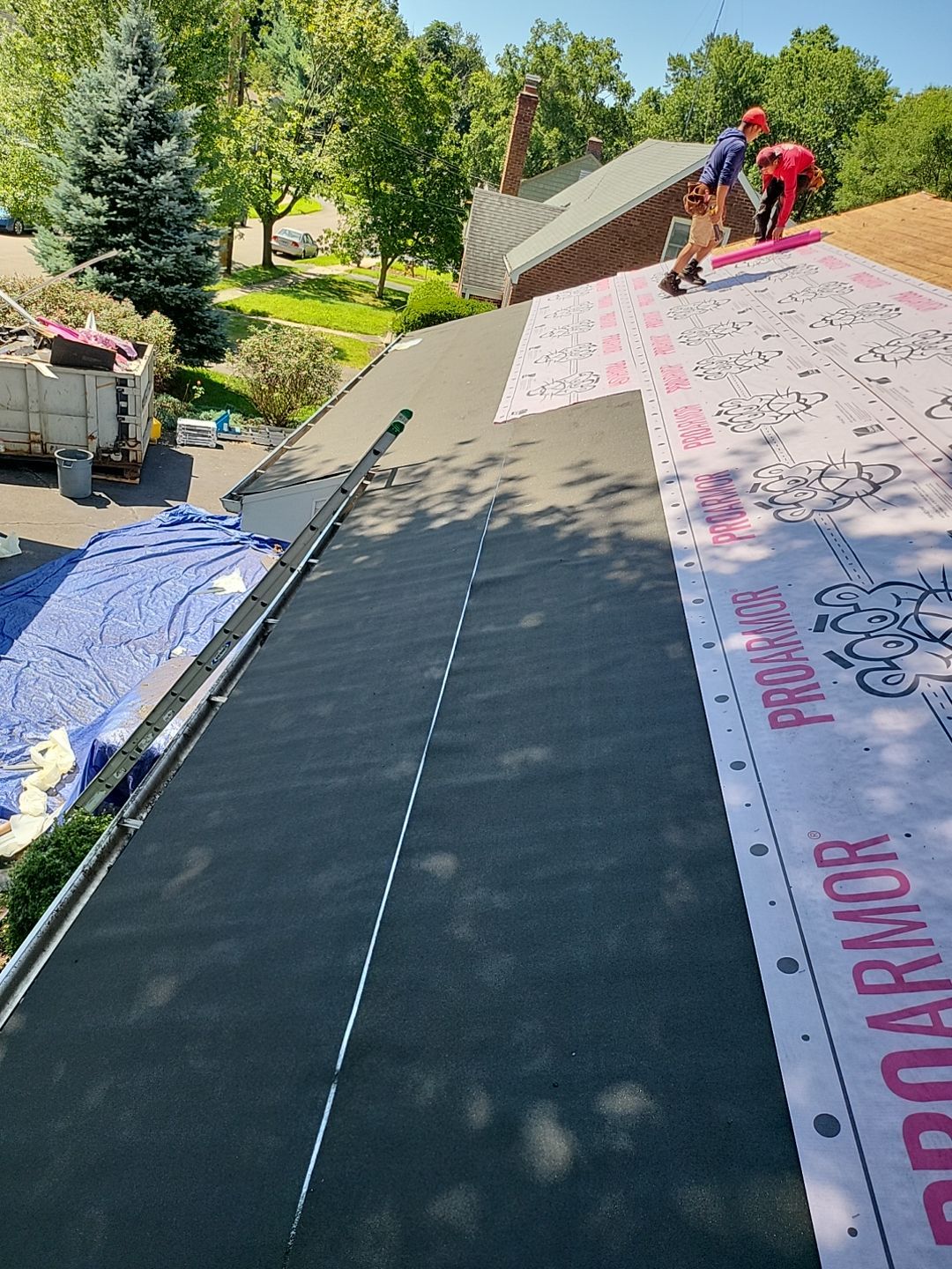 Residential Roofing Installation using Owens Corning TruDefinition Duration Designer - Black Sable by A Plus Exterior
