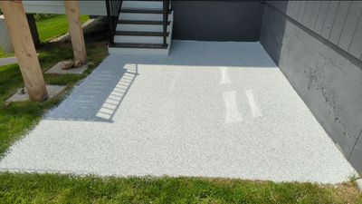 Garage using Slate Stone