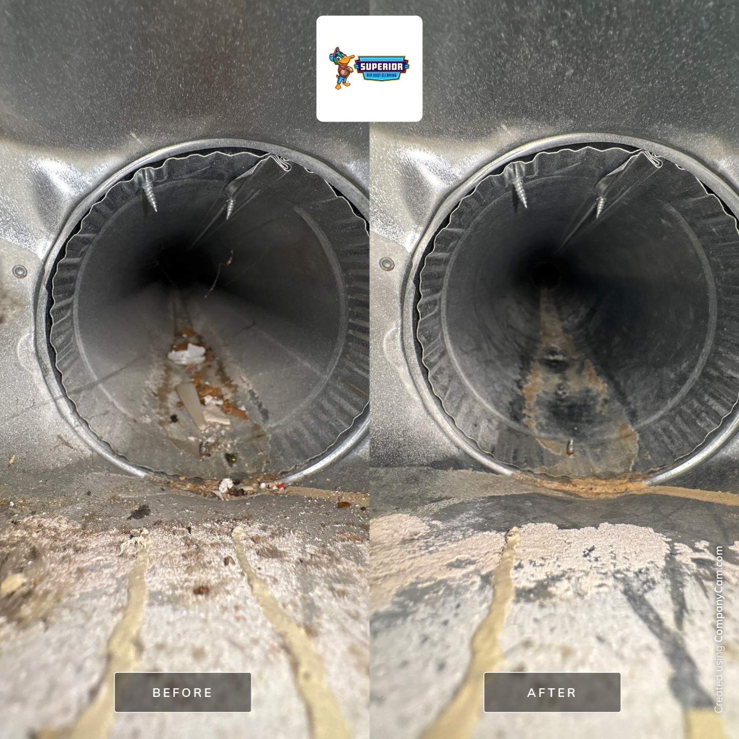 Air Duct Cleaning With a Vacuum Truck in Canfield, OH by Superior Air Duct Cleaning