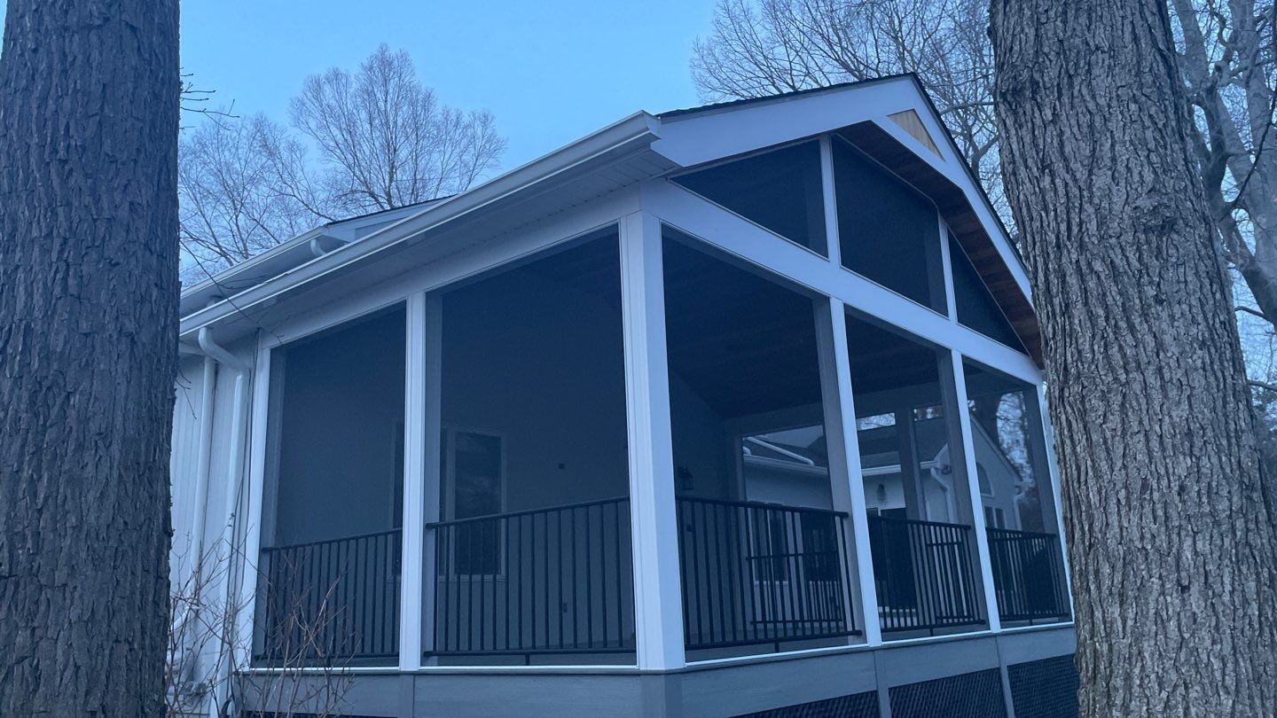 New Deck with Porch In Marlboro by deck guardian