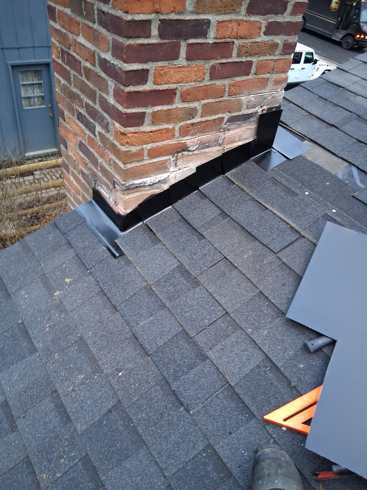 Chimney flashing repair in Worthington, OH by SOS Home Ohio